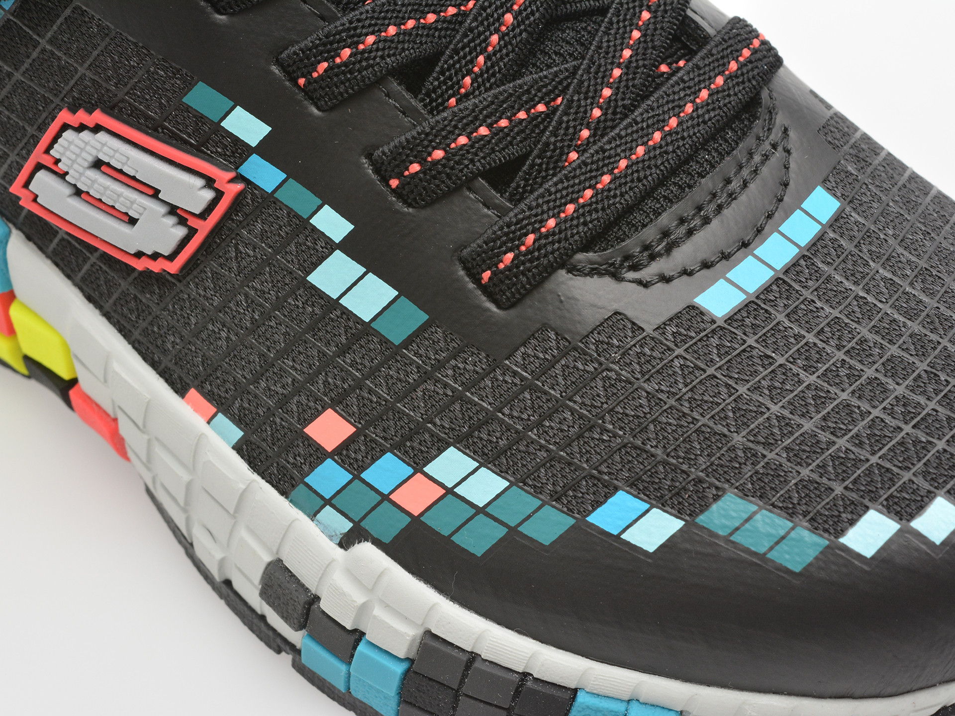 Pantofi sport SKECHERS negri, MEGA-CRAFT 3.0, din material textil