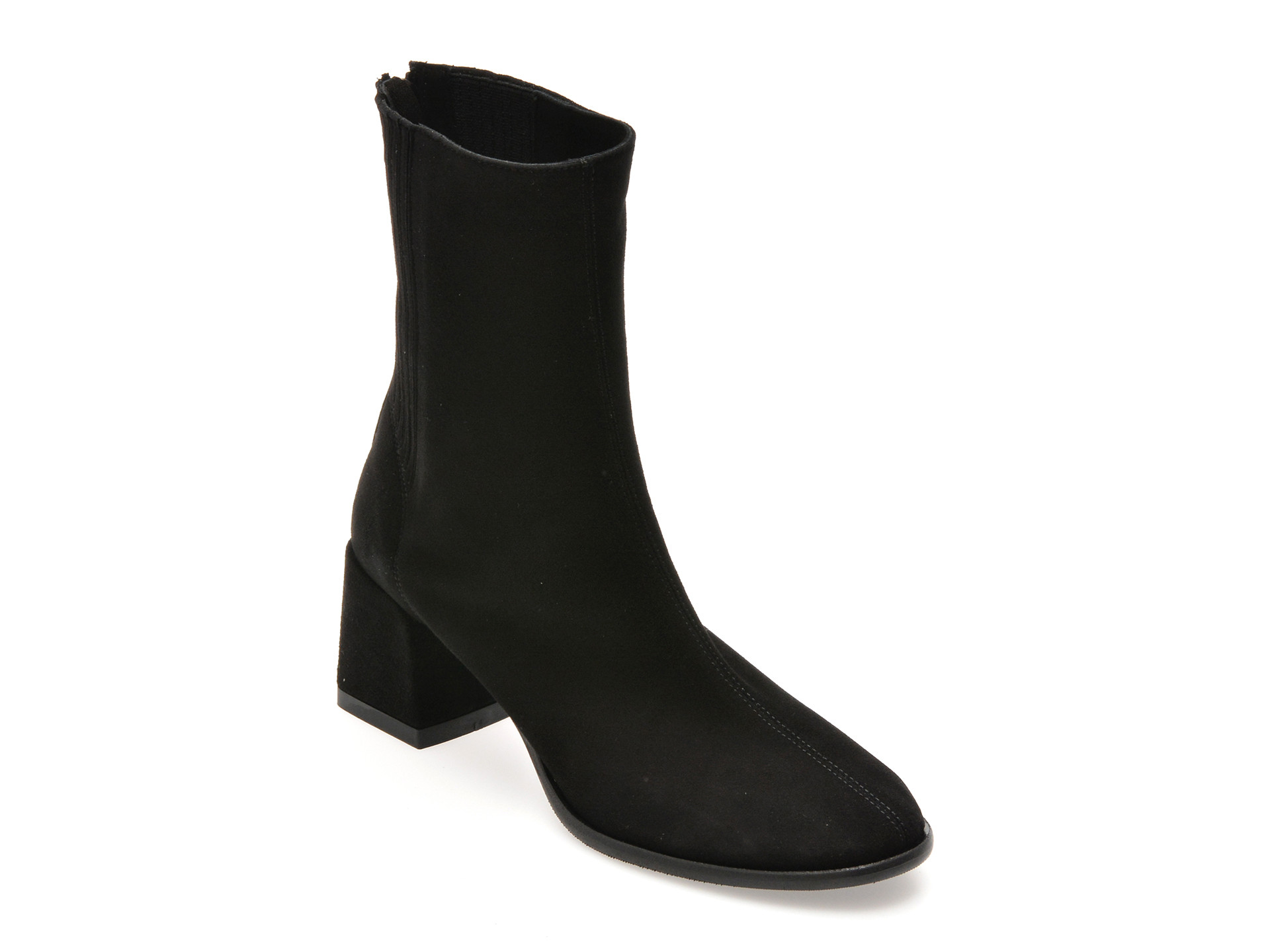 Ghete EPICA negre, 2771083, din piele intoarsa