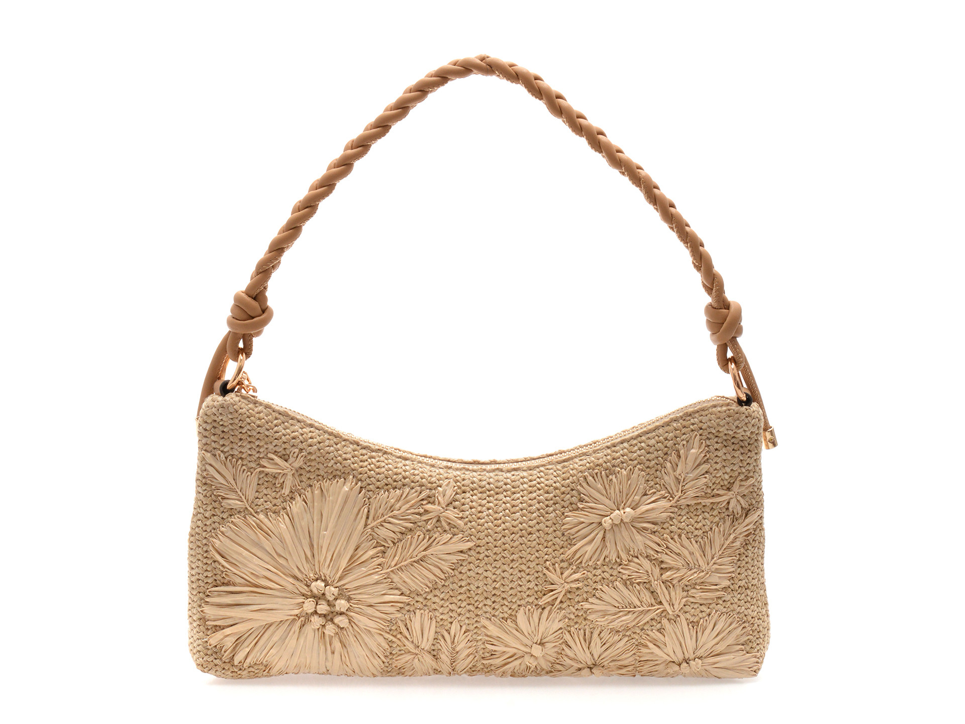 Geanta ALDO bej, IRIS POSY 106, din material textil