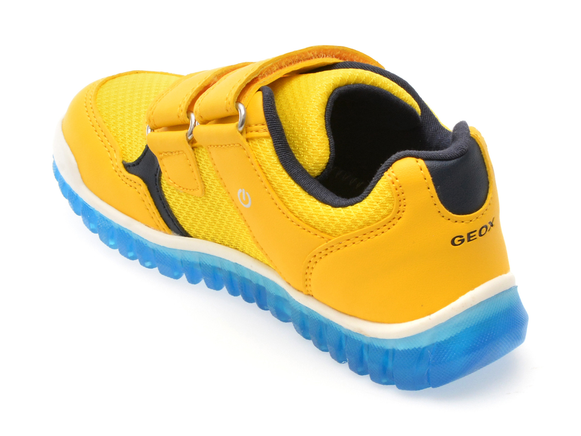Pantofi sport GEOX galbeni, B555ZA, din material textil