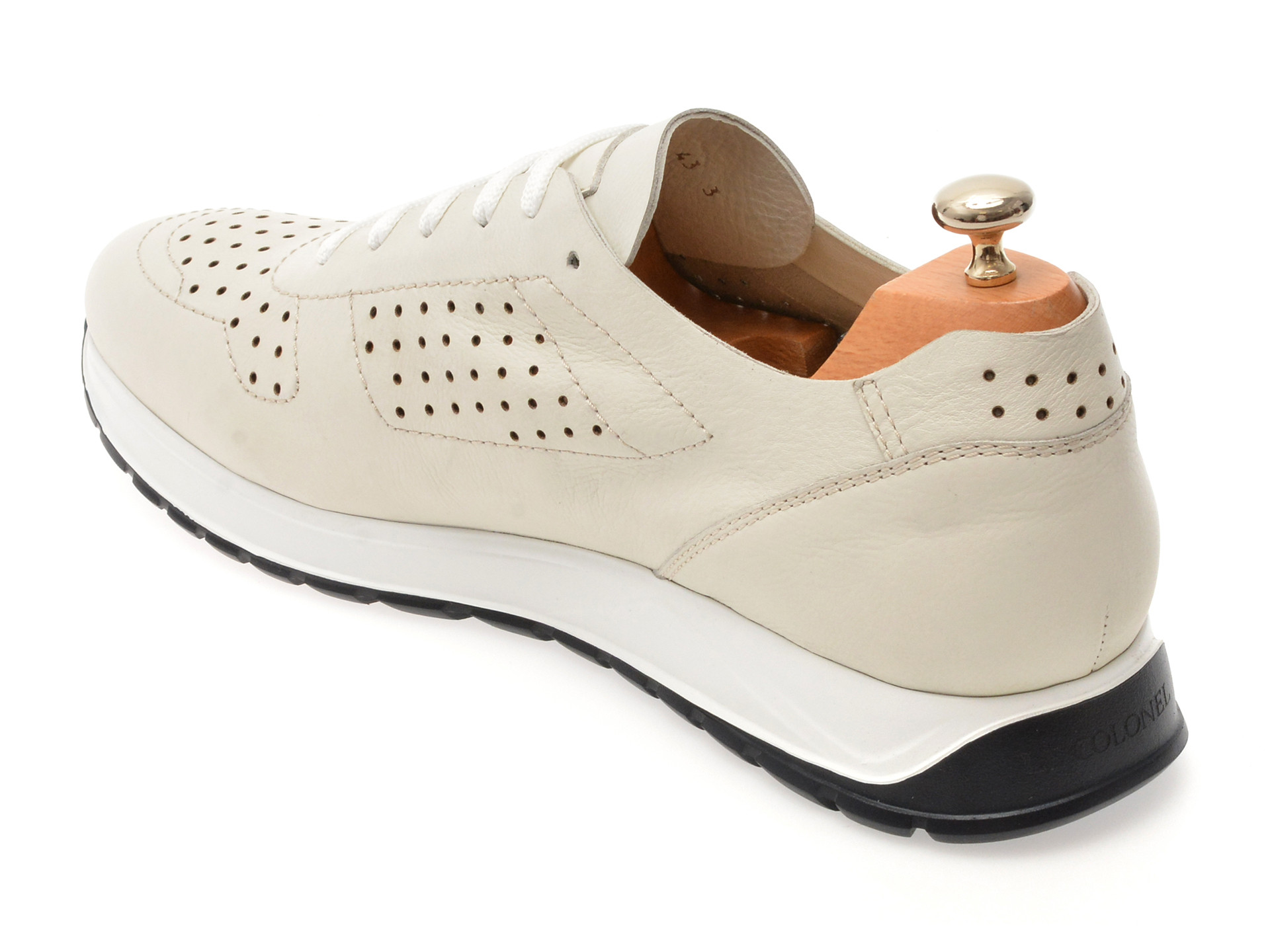 Pantofi sport LE COLONEL bej, 48901, din piele naturala