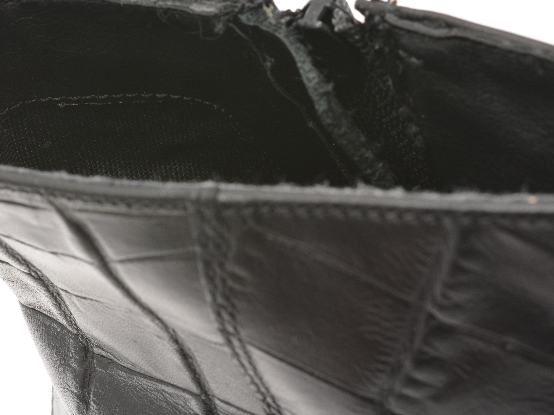 Ciocate elegante ALDO negre, ZAPPA 007, din piele croco