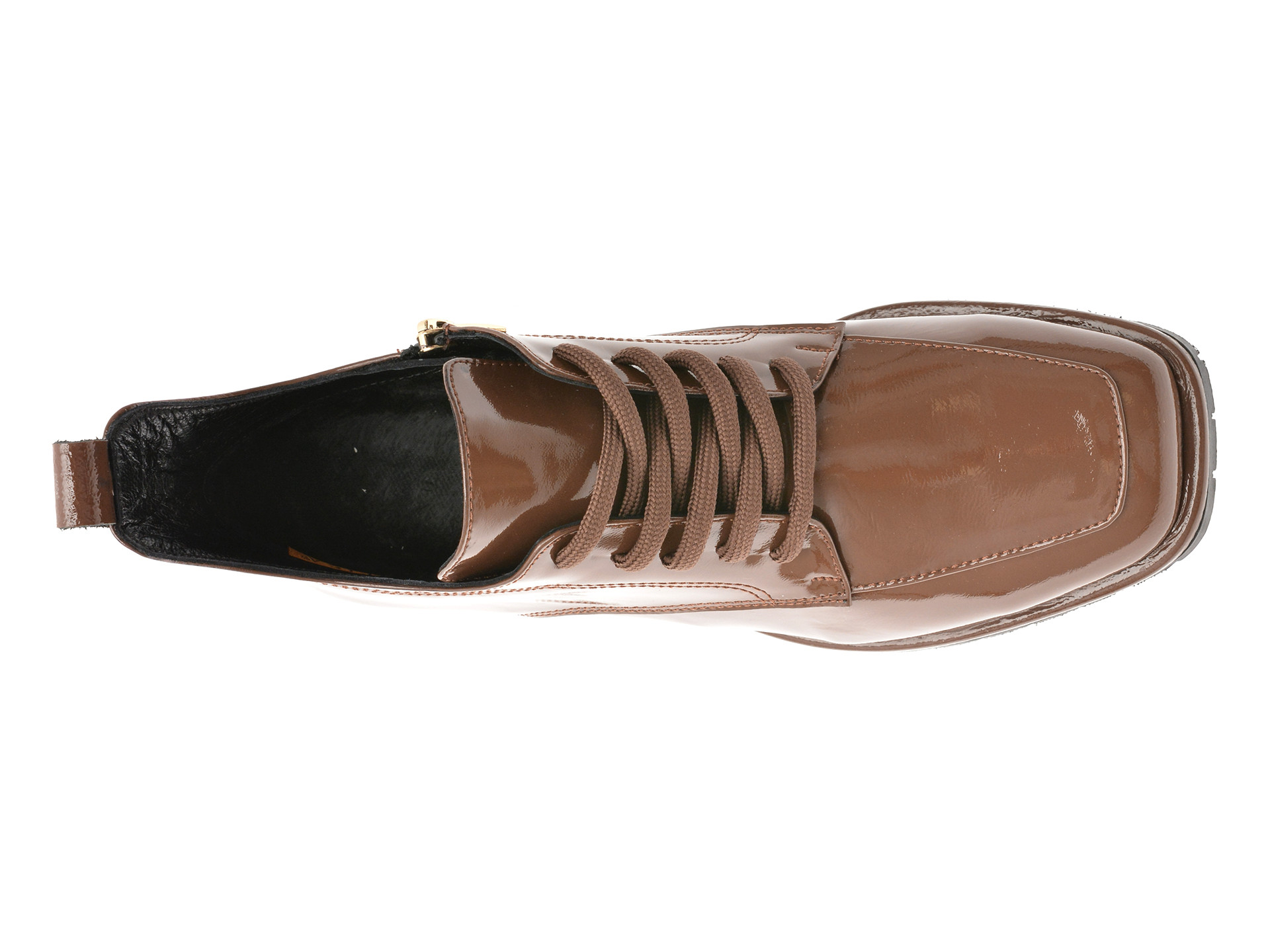 Ghete EPICA maro, 5312091, din piele naturala lacuita