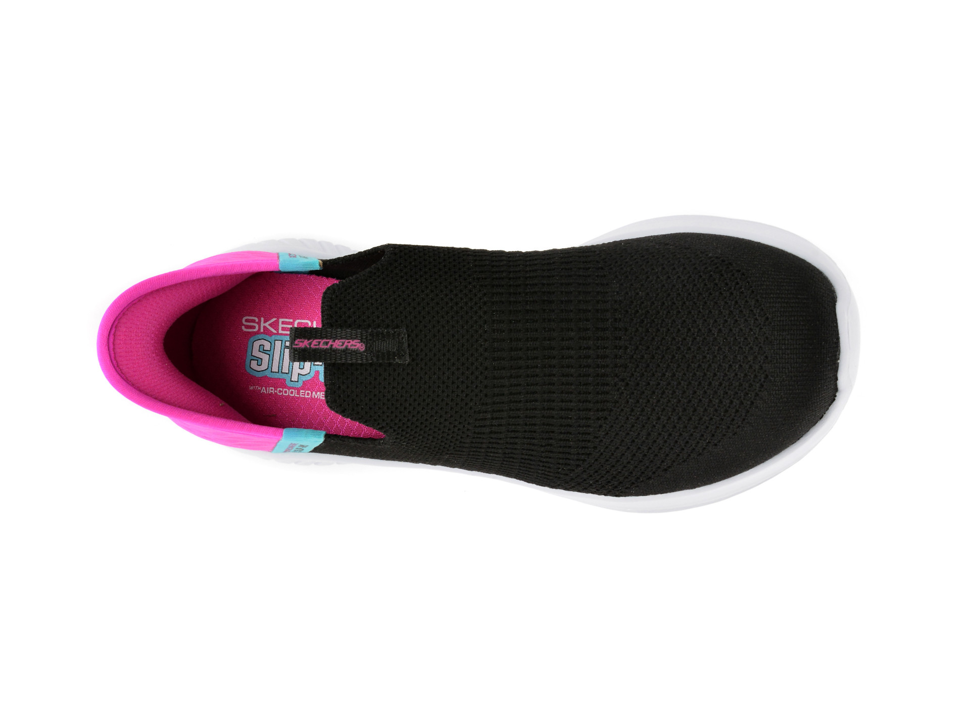 Pantofi sport SKECHERS negri, ULTRA FLEX 3.0, din material textil