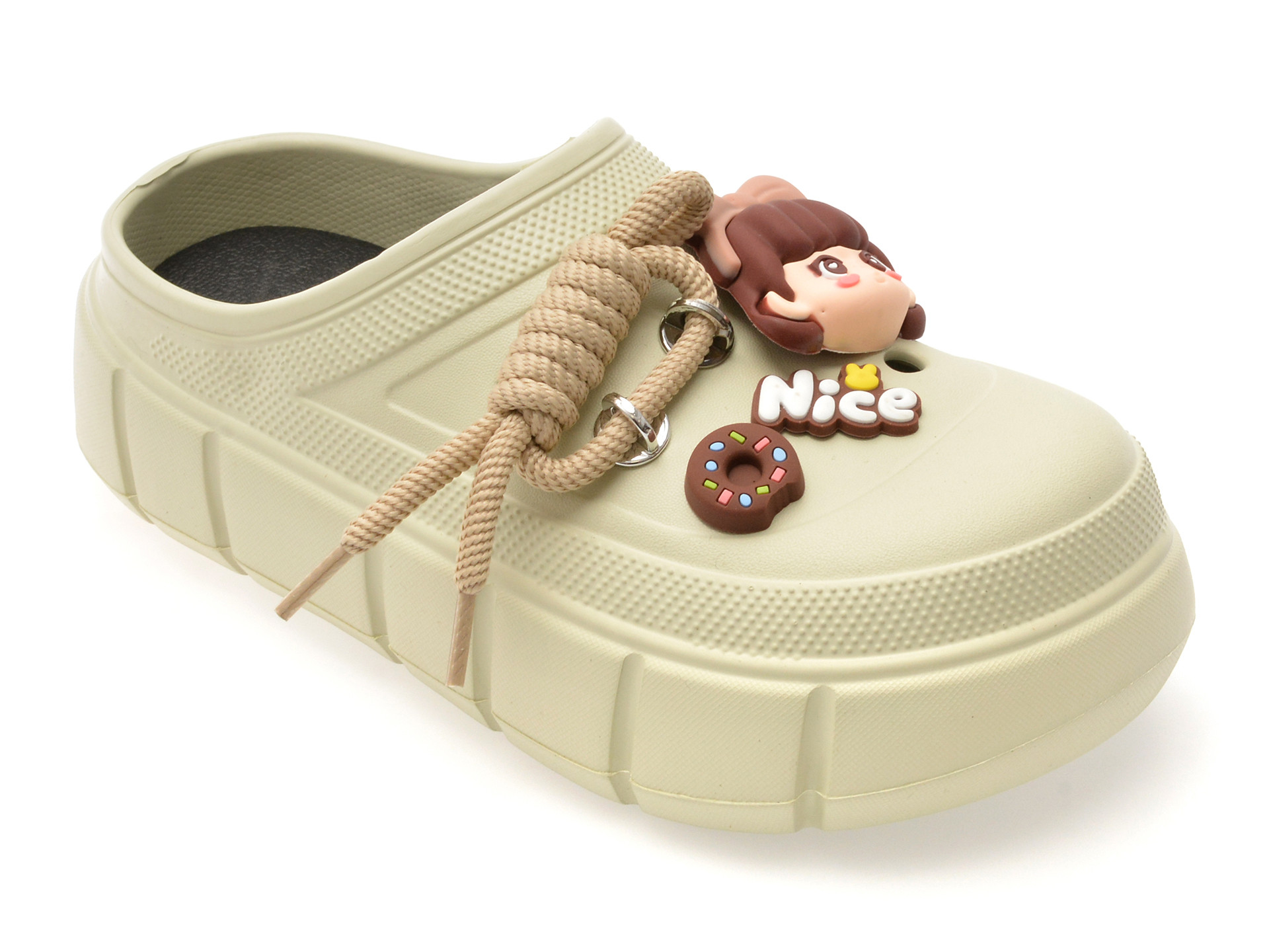 Papuci GRYXX bej, 2025, din pvc