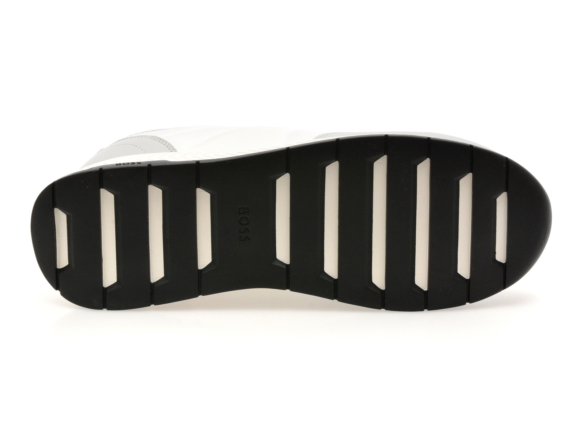Pantofi sport BOSS albi, 6481, din piele ecologica