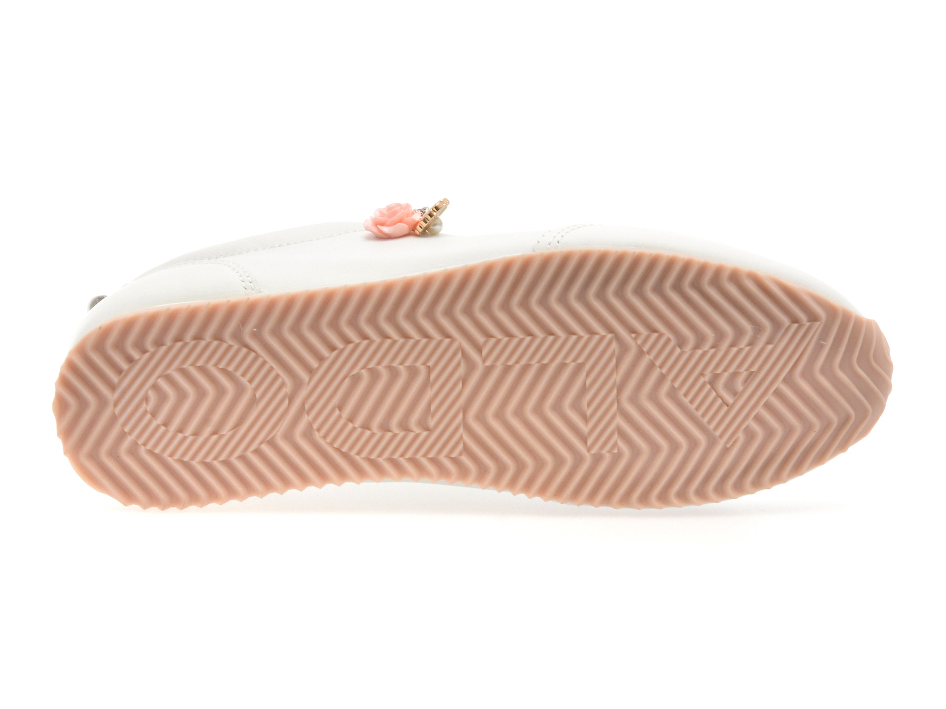 Pantofi sport ALDO albi, PRINCESS SNEAKER 100, din piele naturala