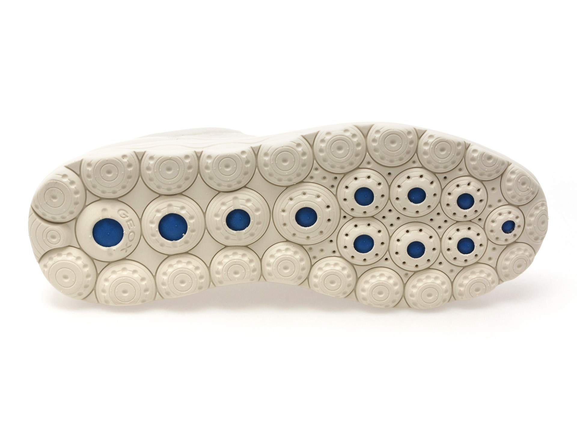 Pantofi sport GEOX albi, U55BYA, din piele naturala