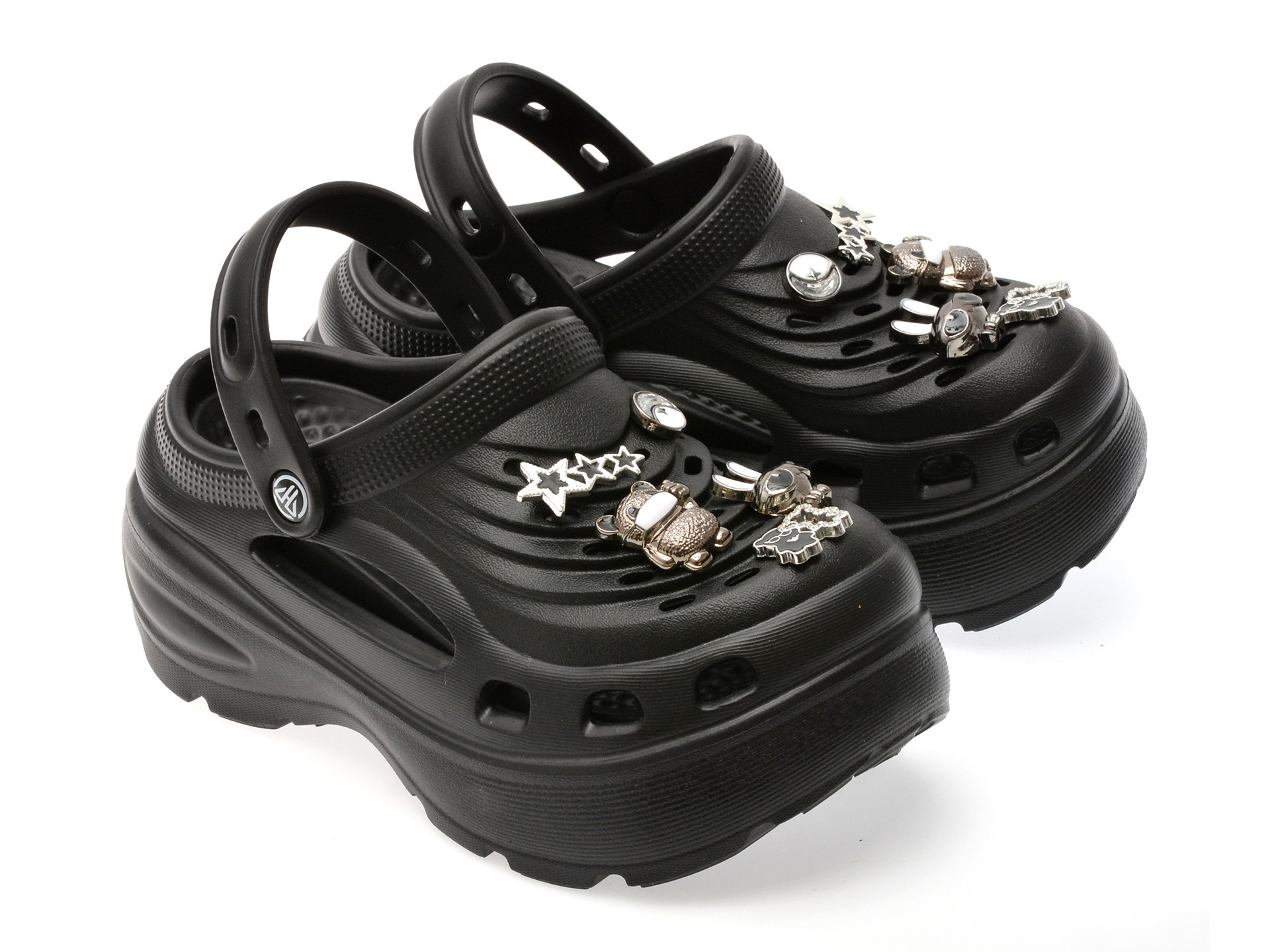 Papuci GRYXX negri, 2510, din pvc