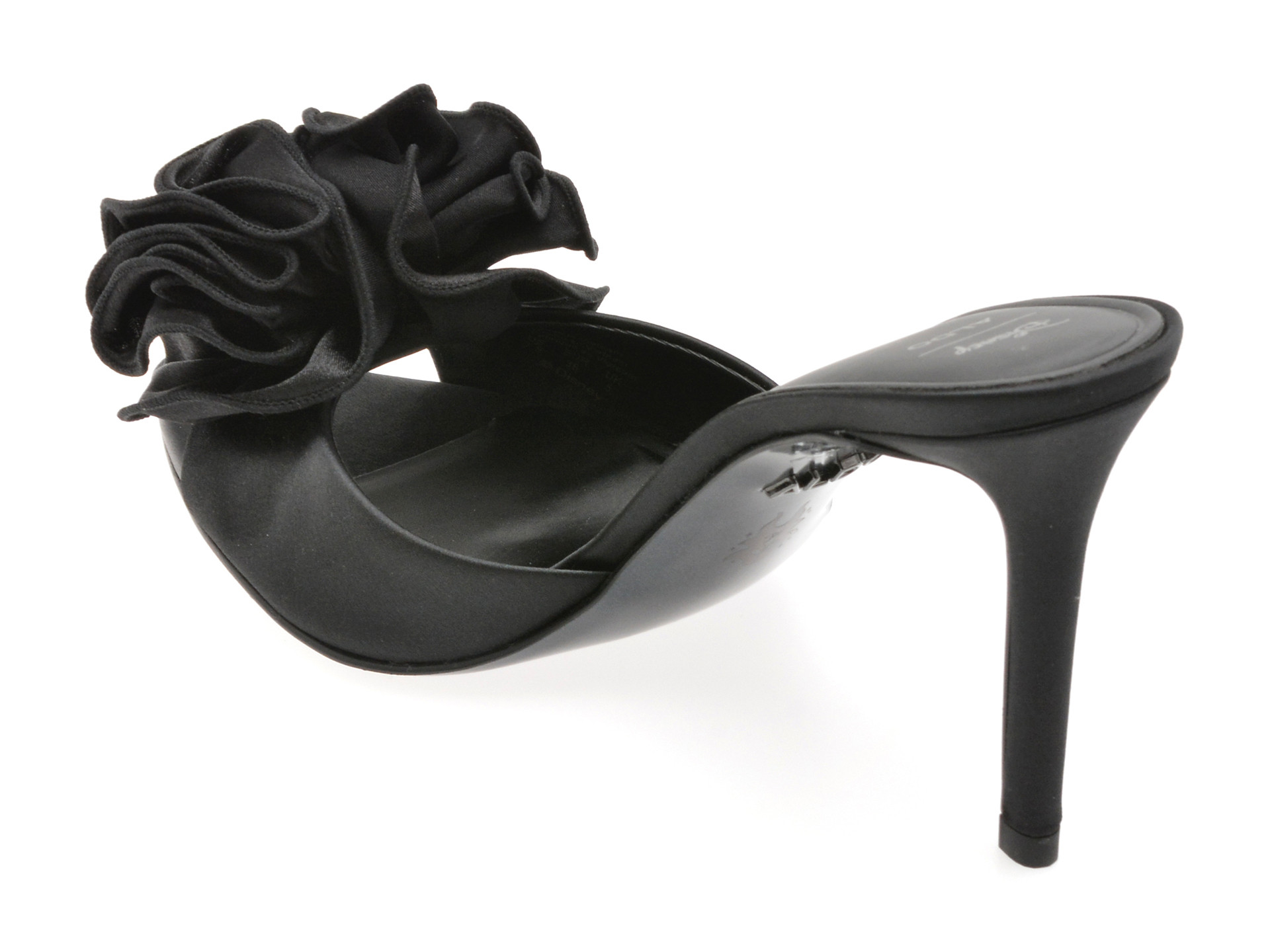 Papuci ALDO negri, MALEFICIENTMULE 001, din material textil