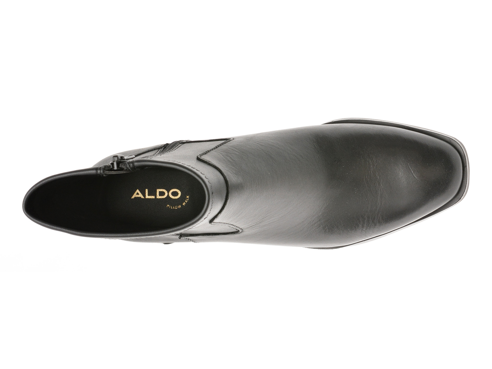 Ghete aldo negre 14058802 din piele naturala