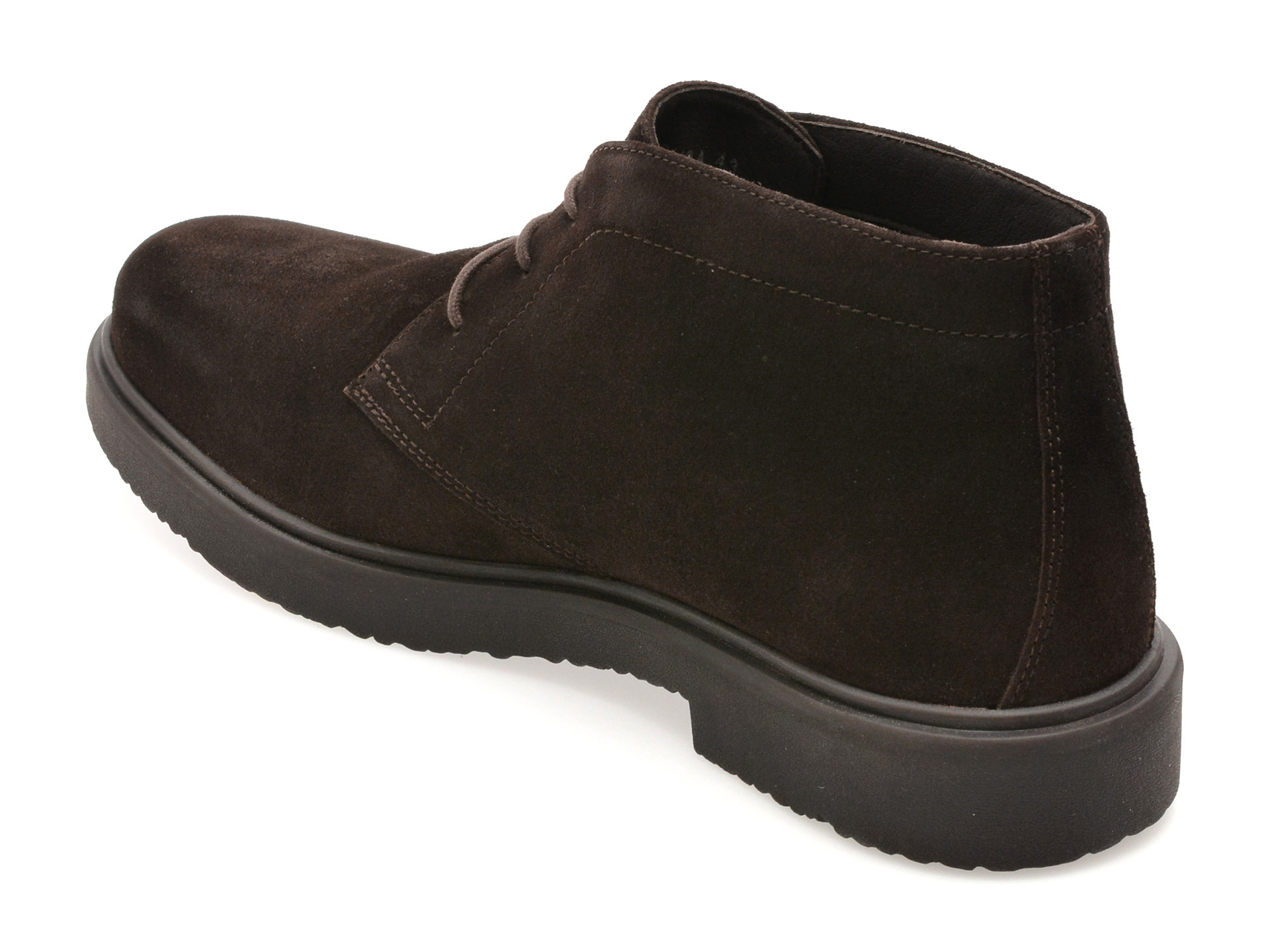 Ghete GEOX maro, U46H9A, din piele intoarsa