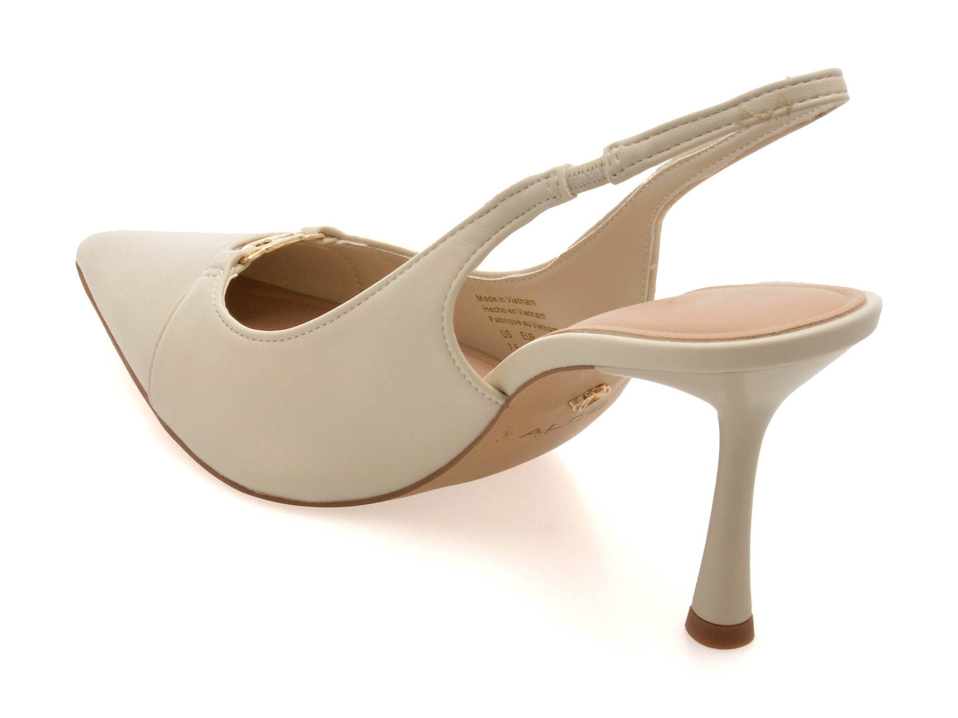 Pantofi eleganti ALDO albi, AUGUSTAS 110, din piele ecologica