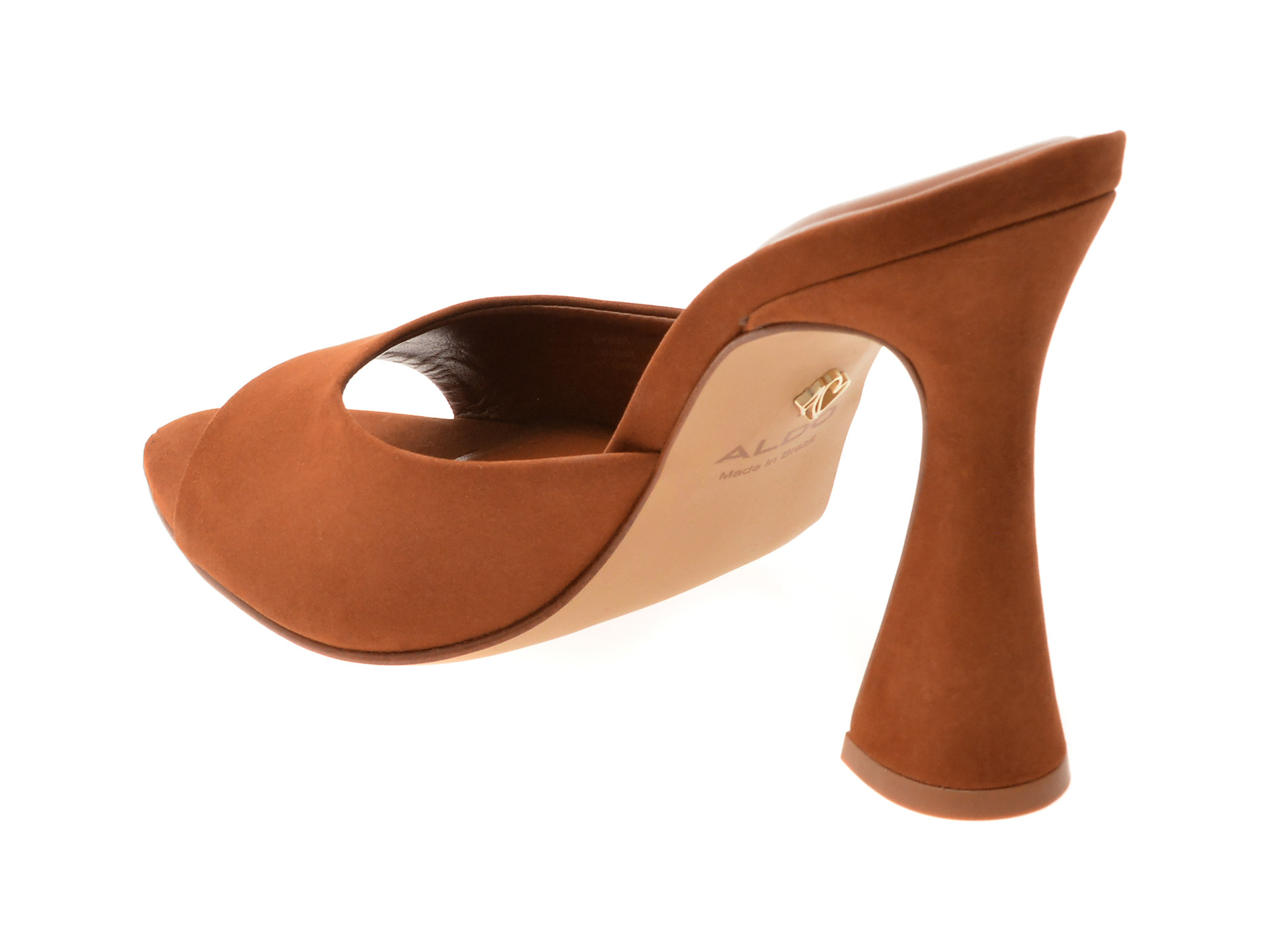 Papuci ALDO maro, RYLEA 210, din piele intoarsa