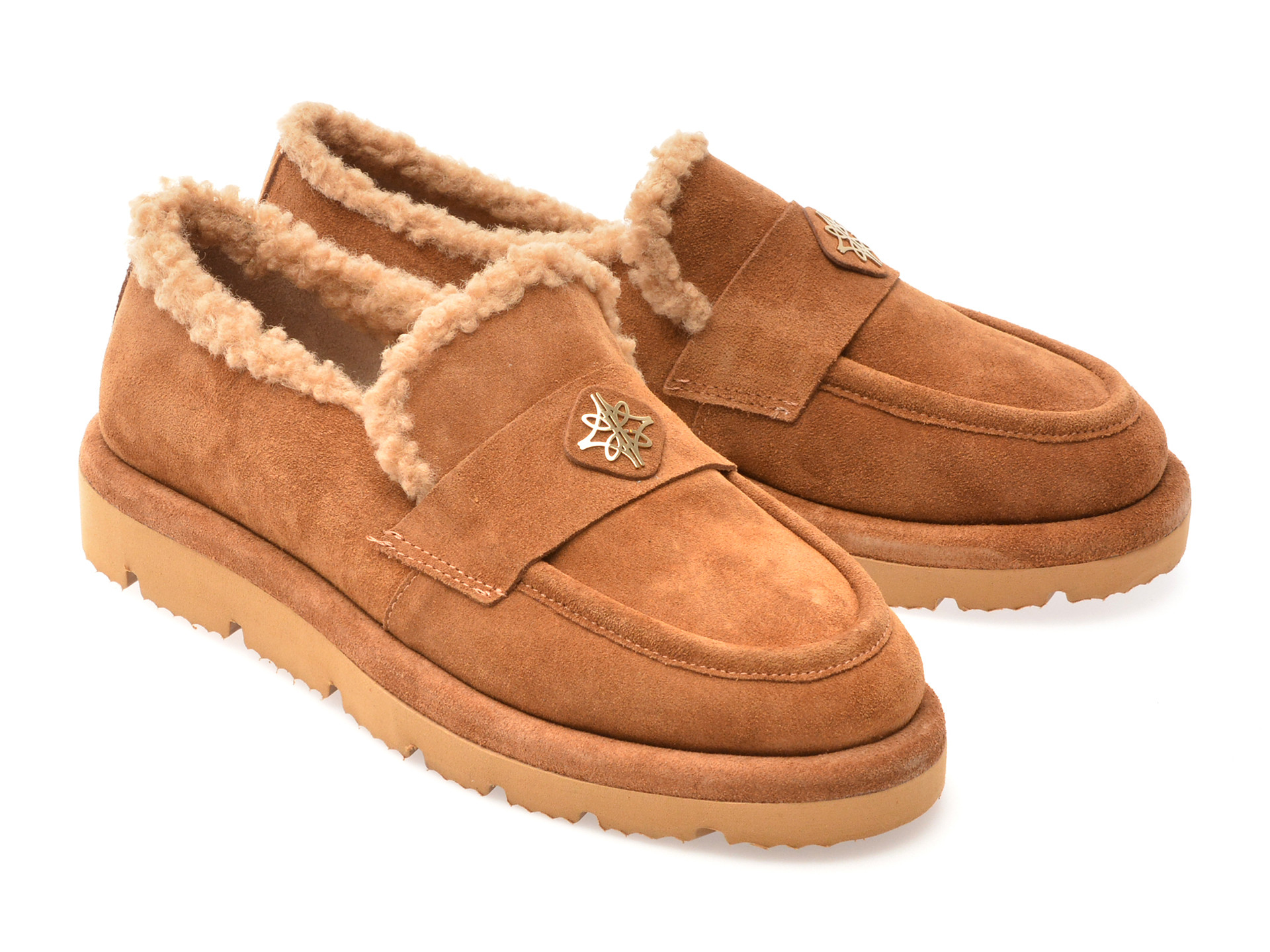 Mocasini EPICA maro, 3642607, din piele intoarsa