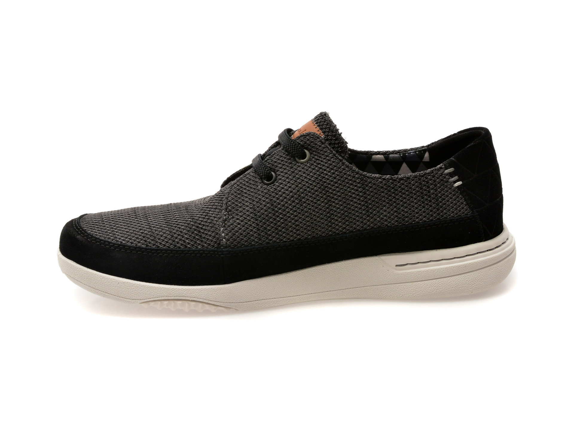 Pantofi sport CLARKS negri, EASEWAY LACE, din material textil