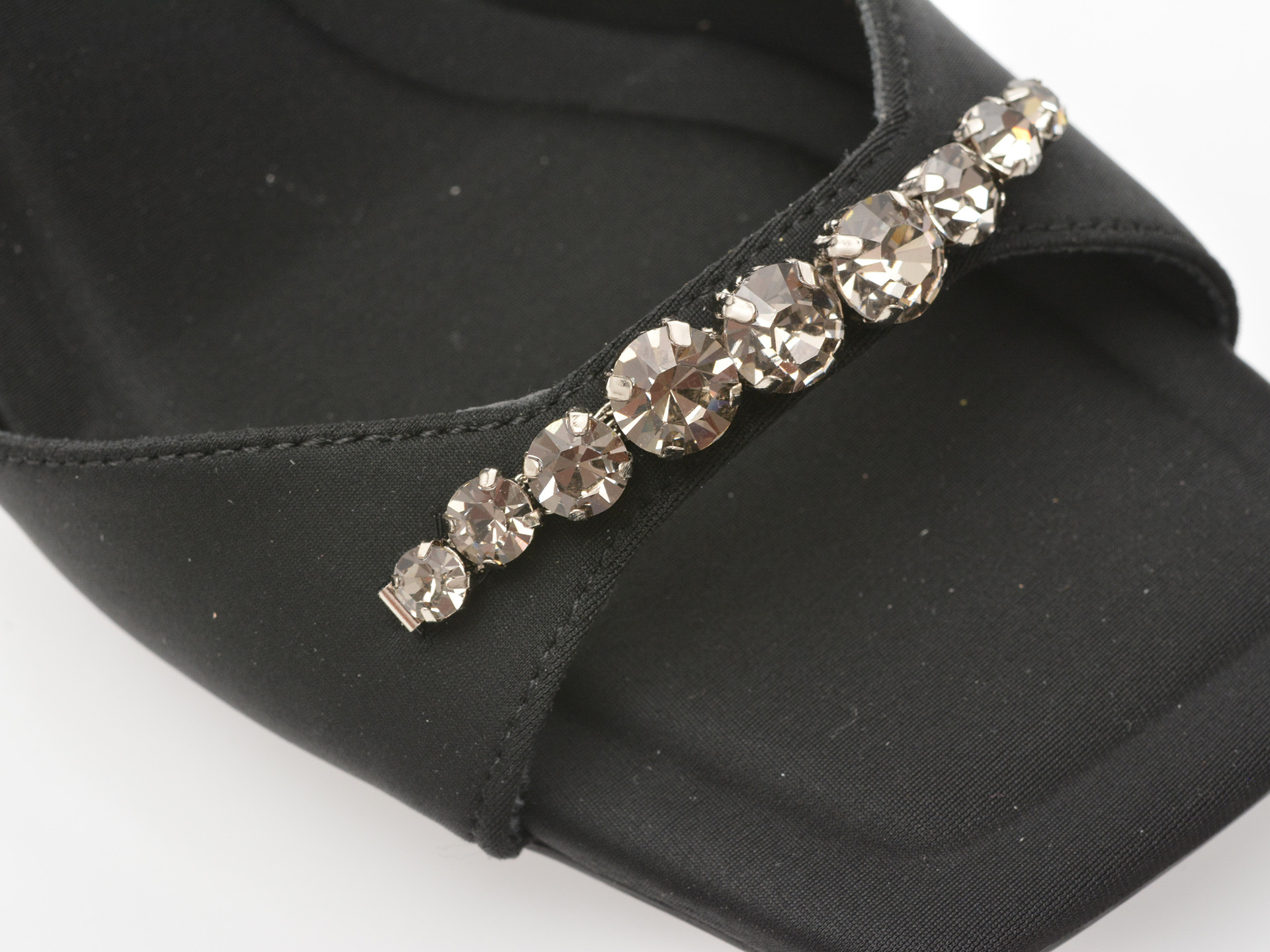 Papuci EPICA negri, 2368, din material textil