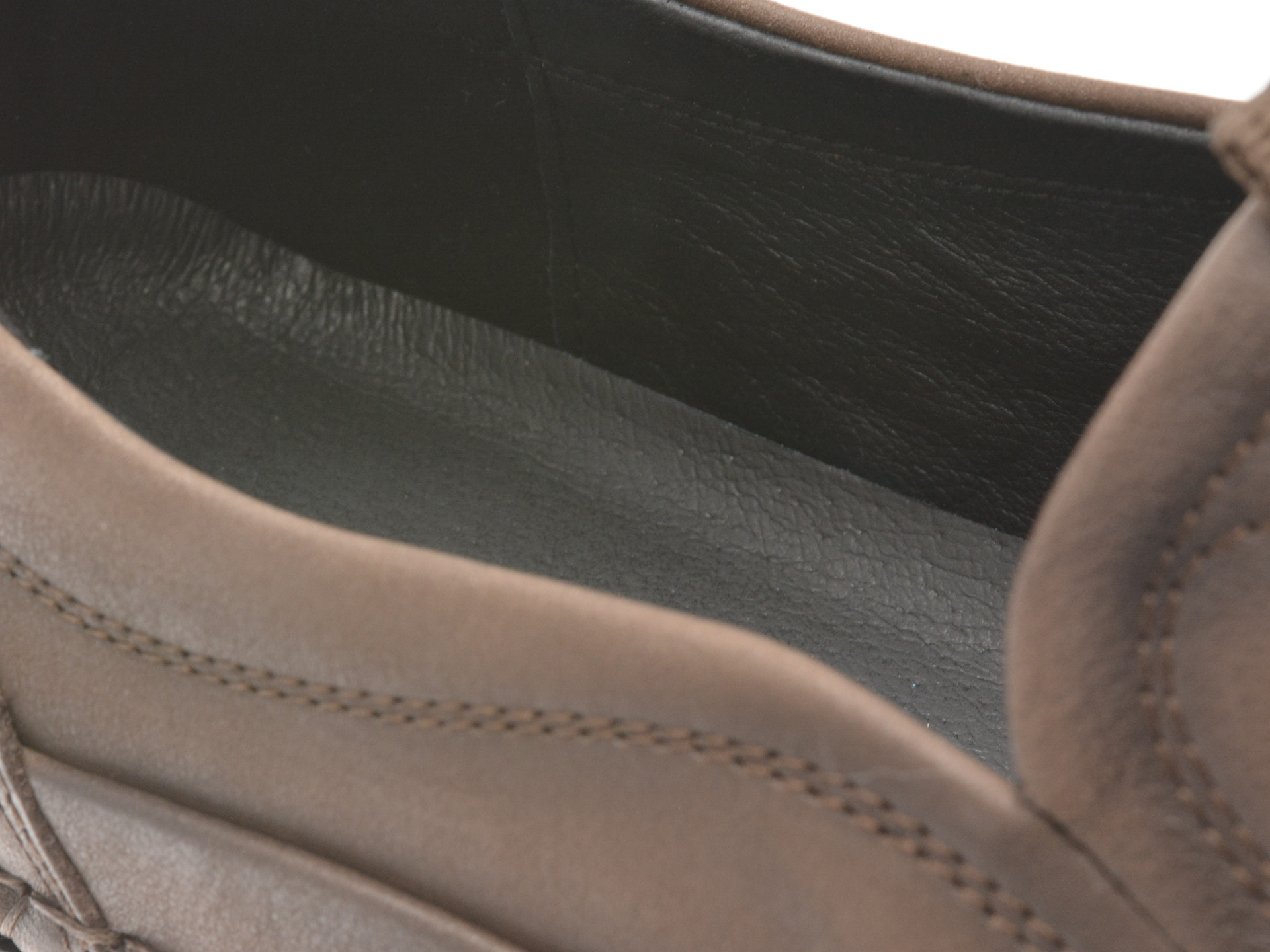 Mocasini OTTER kaki, T8512, din piele naturala