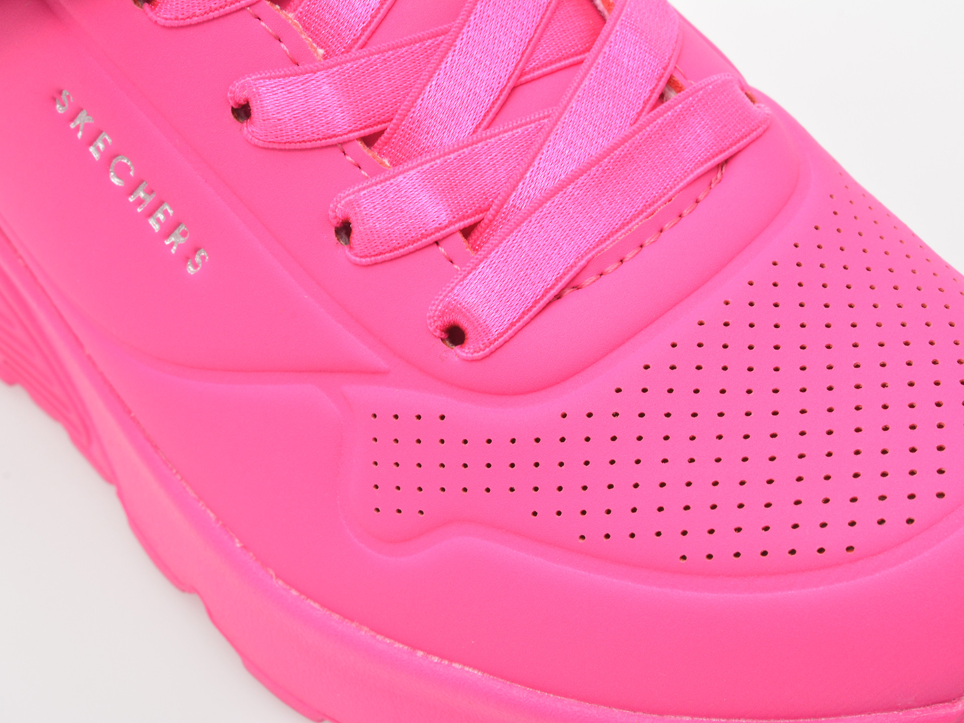 Pantofi sport SKECHERS roz, UNO LITE , din piele ecologica