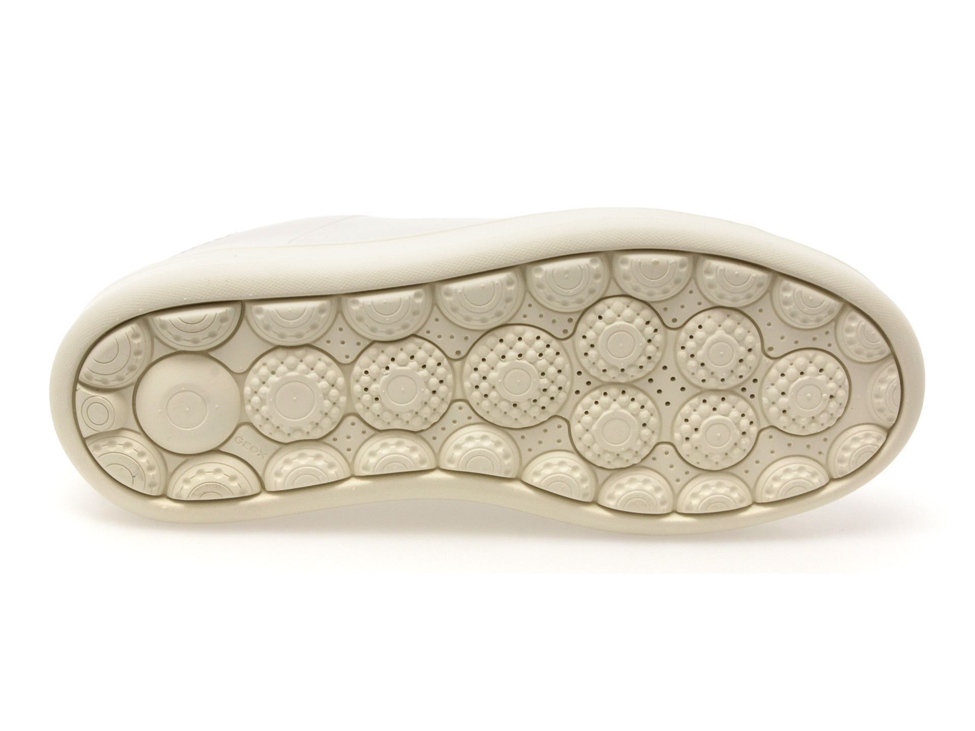 Pantofi sport GEOX albi, D46WVA, din piele naturala