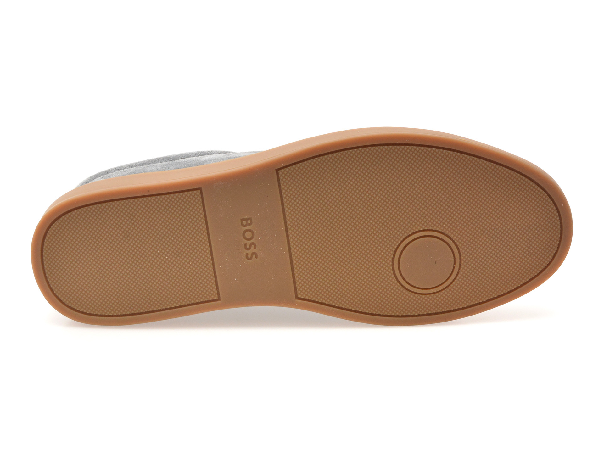 Pantofi sport BOSS gri, 8715, din piele intoarsa