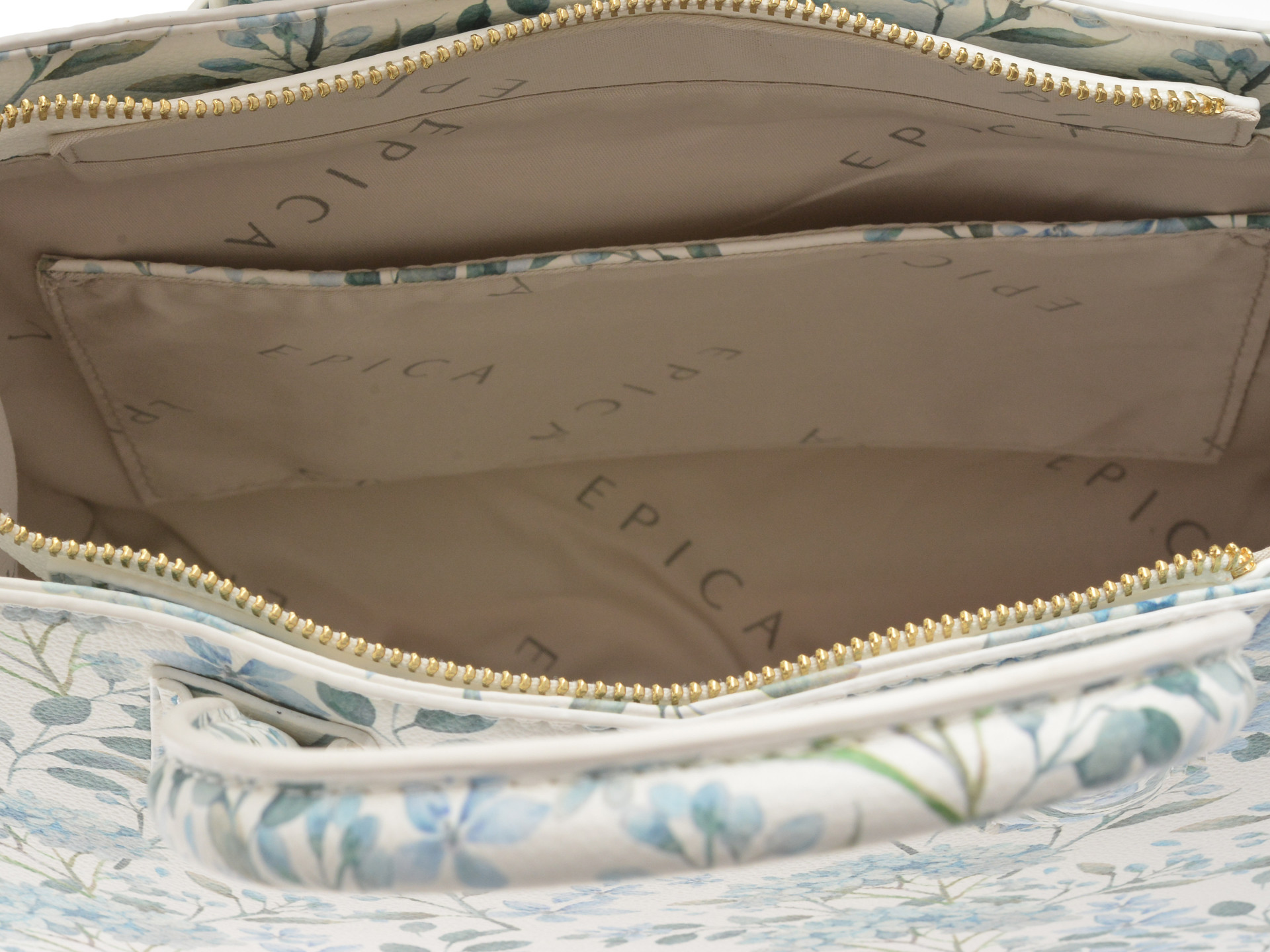 Geanta EPICA alba, 720355L, din piele ecologica