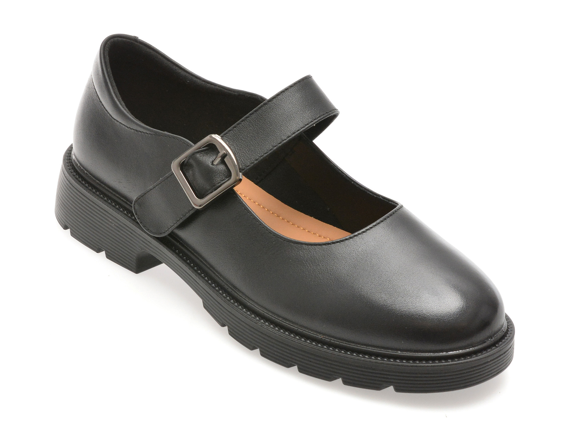 Pantofi EPICA negri, 914, din piele naturala