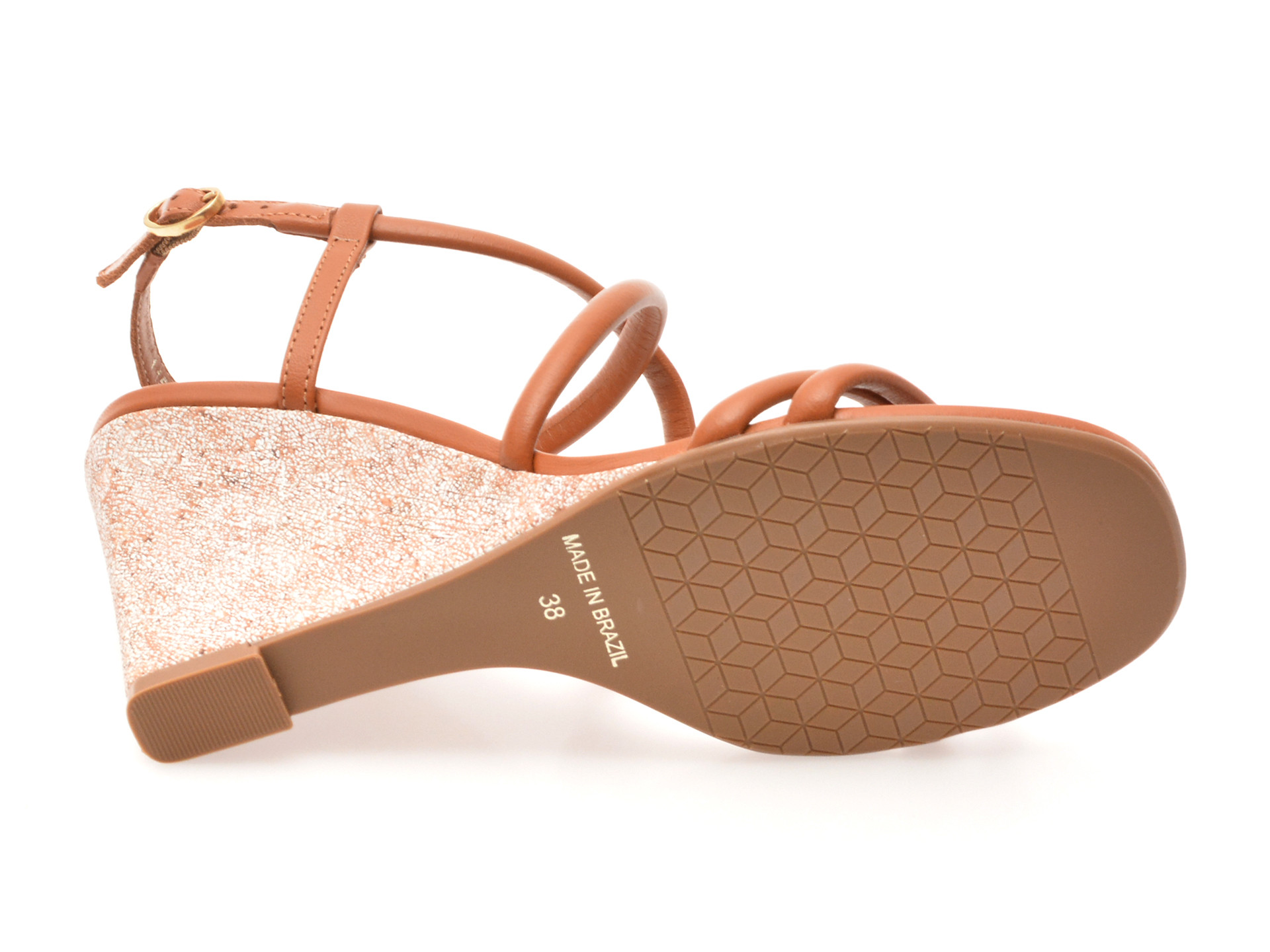 Sandale EPICA maro, 1153237, din piele naturala