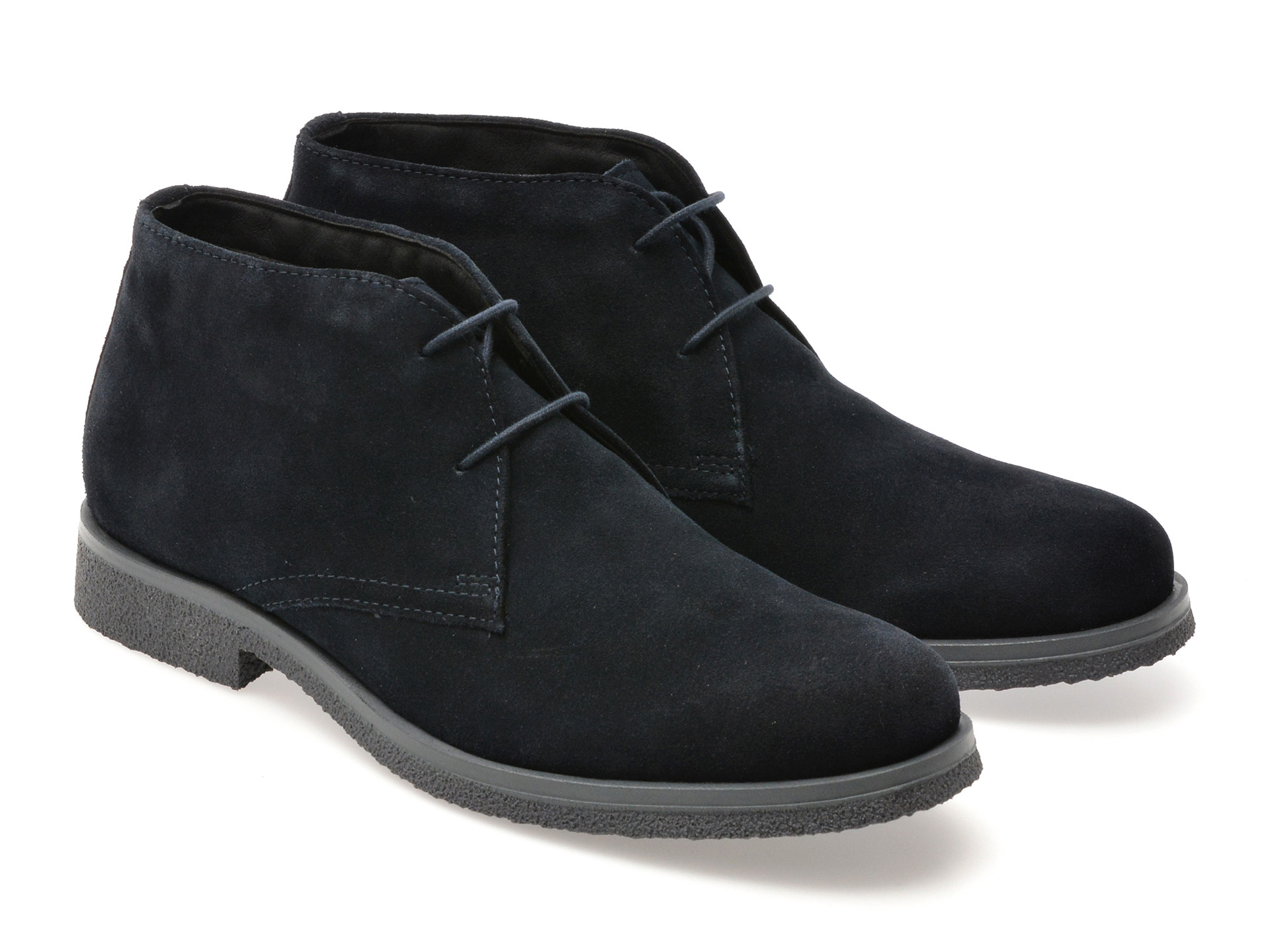 Ghete GEOX bleumarin, U0458A, din piele intoarsa