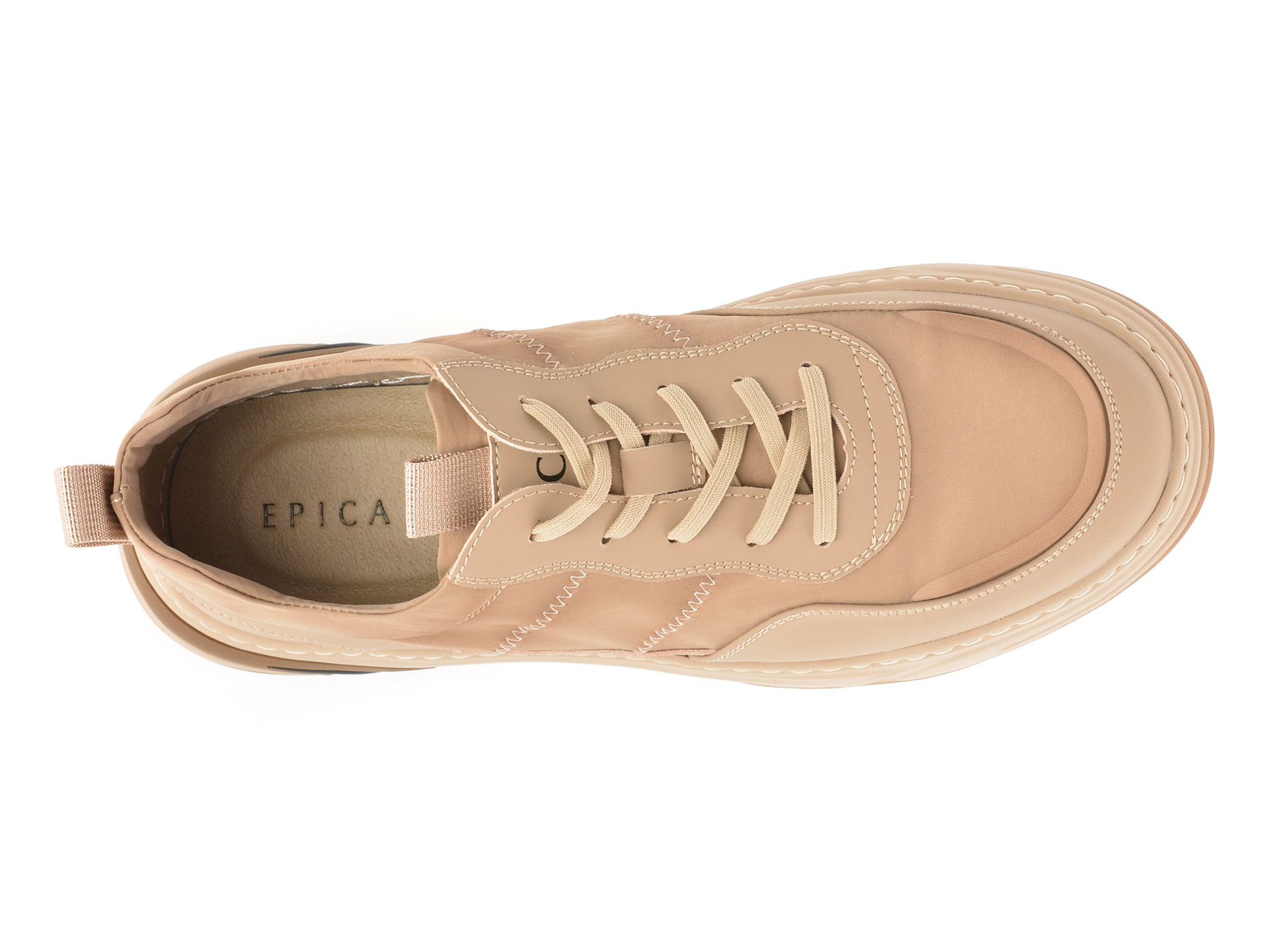 Pantofi sport EPICA bej, 3609, din material textil