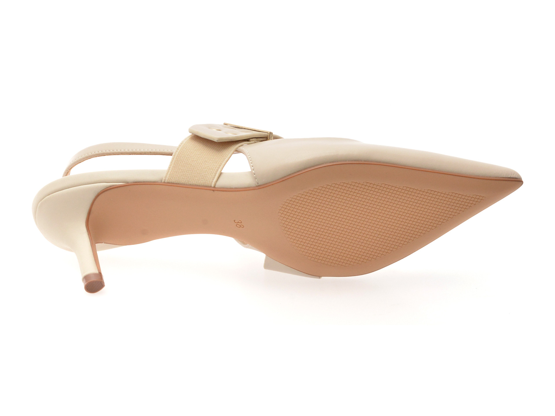 Pantofi eleganti EPICA bej, 101606, din piele naturala