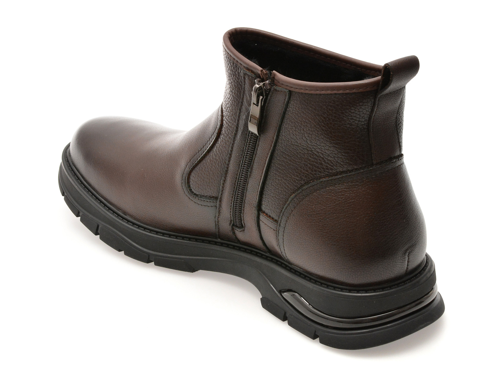 Ghete EPICA maro, 51915, din piele naturala