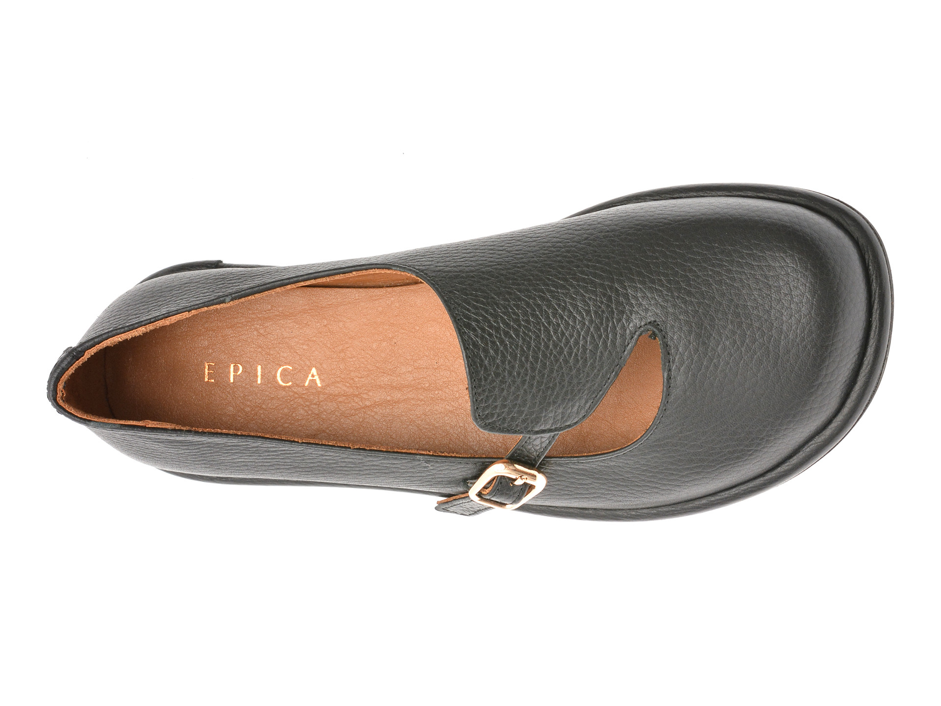 Pantofi EPICA negri, 1614033, din piele naturala