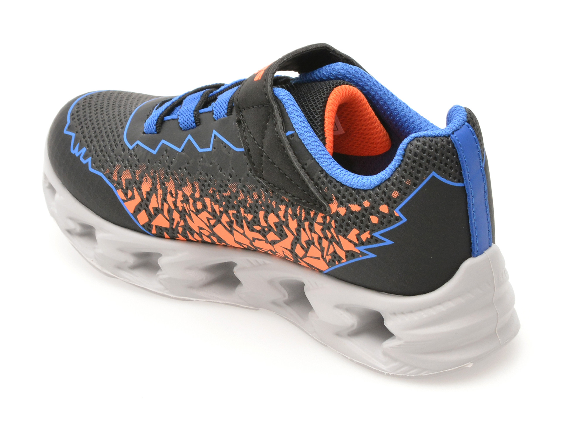 Pantofi sport SKECHERS negri, VORTEX 2.0, din piele ecologica
