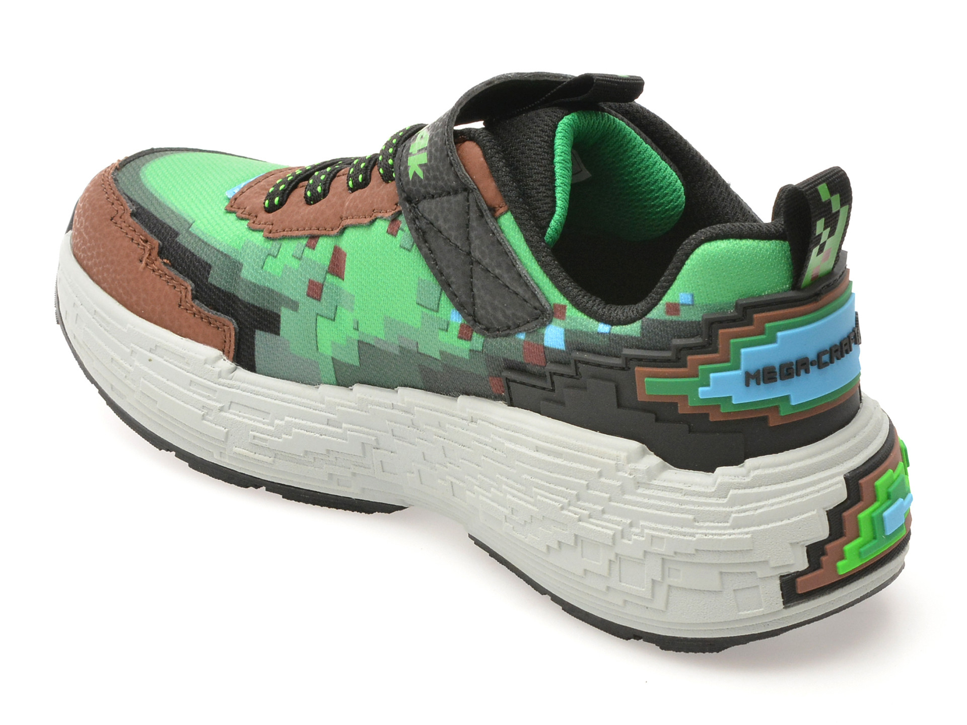 Pantofi sport SKECHERS maro, MEGA-CRAFT 4K, din material textil