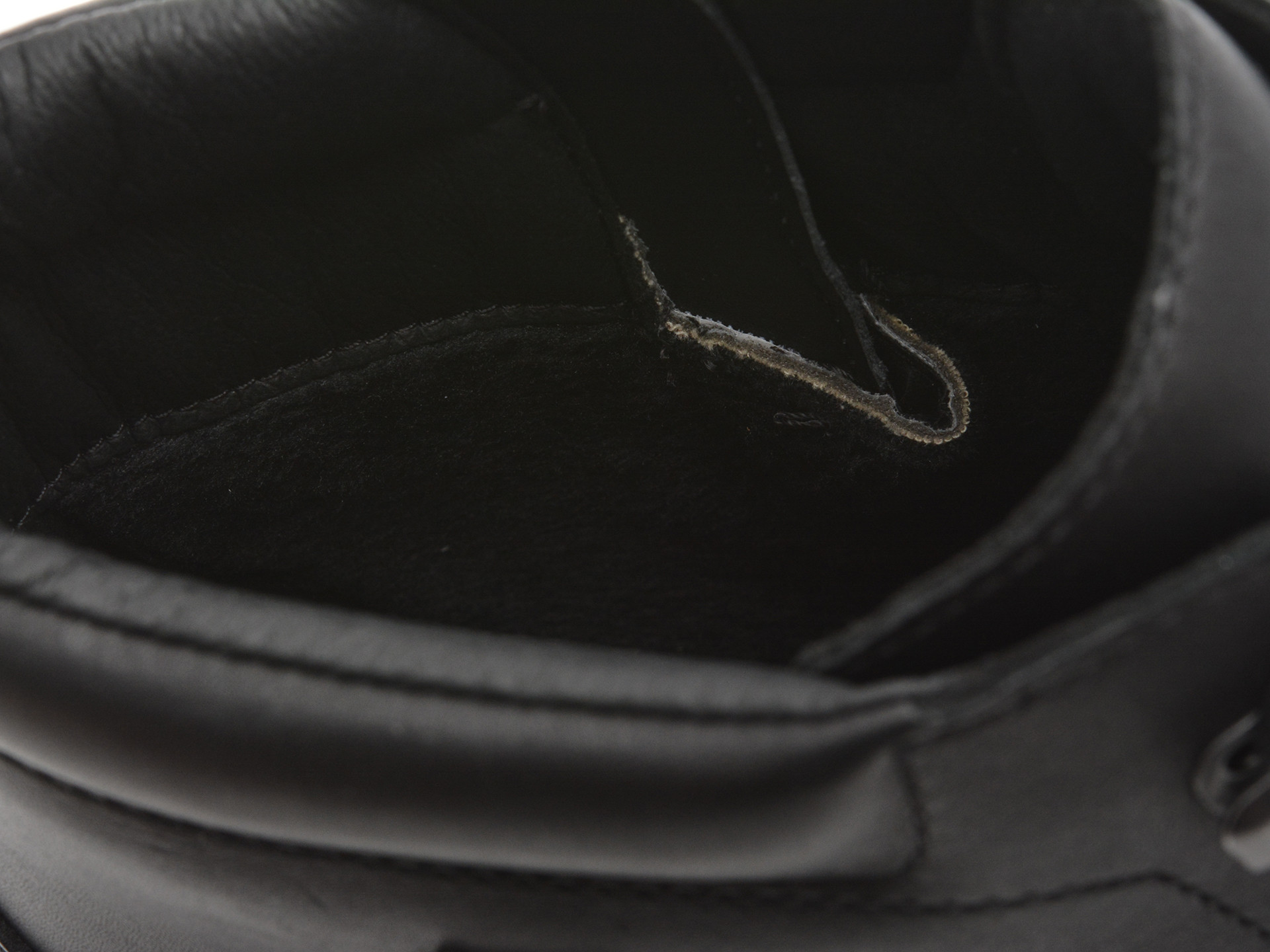 Ghete GEOX negre, U56HNA, din piele naturala