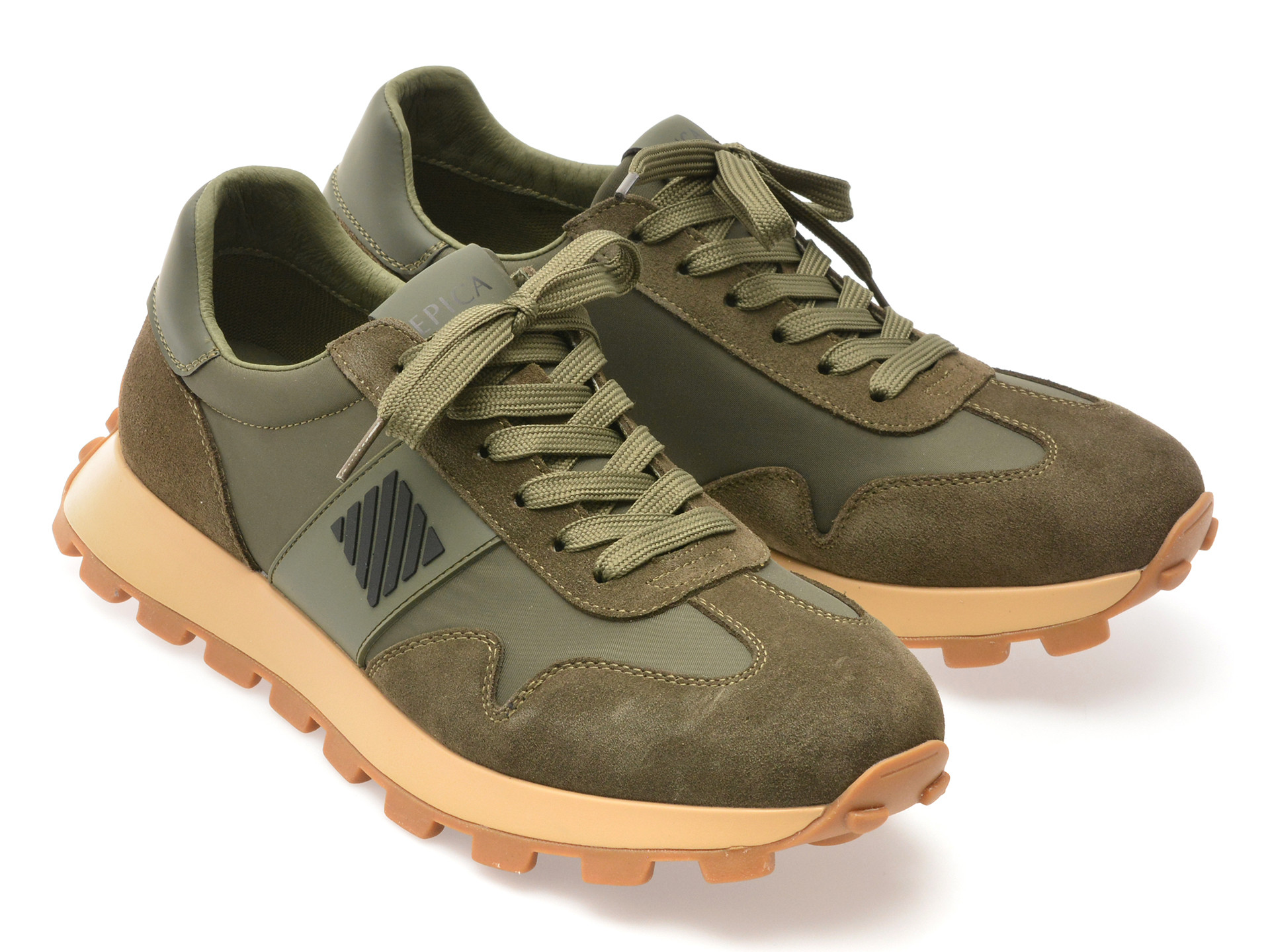 Pantofi sport EPICA verzi, 110016, din material textil