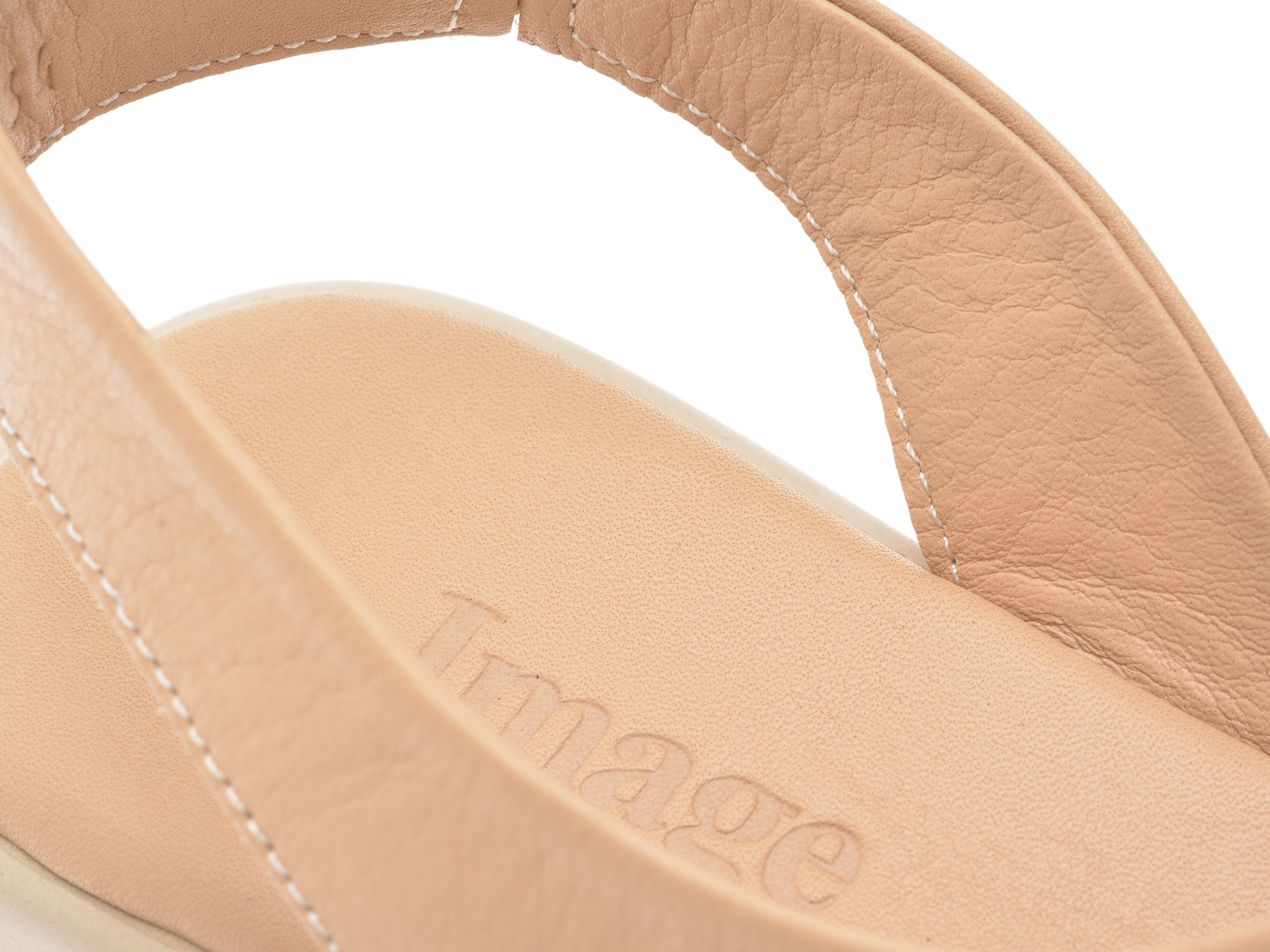 Sandale IMAGE maro, 901960, din piele naturala