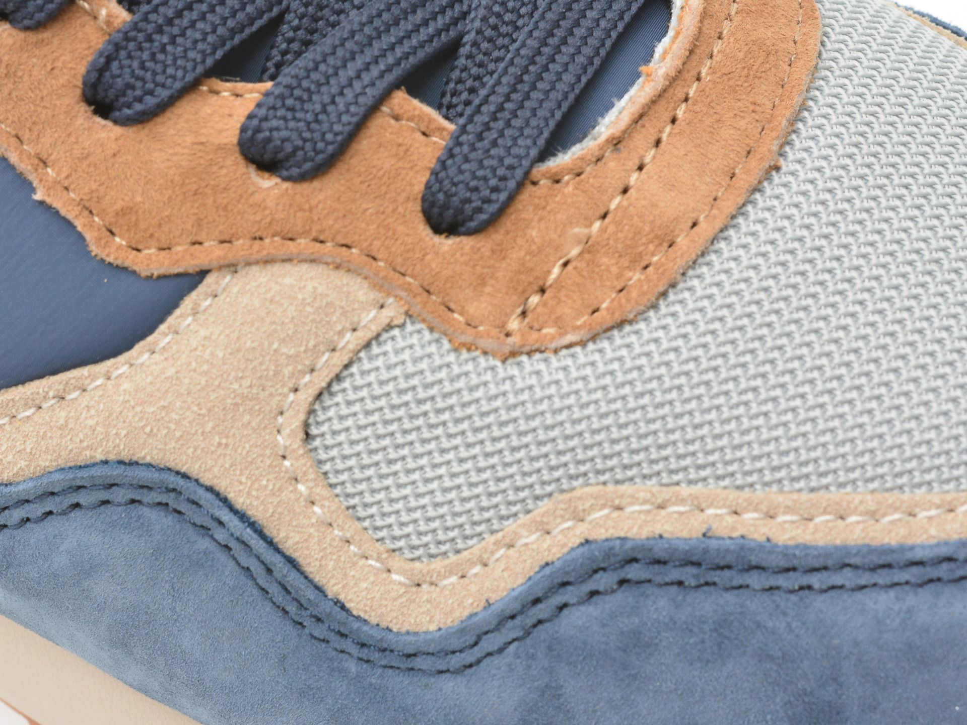 Pantofi sport PEPE JEANS albastri, BUSTER PRO COMBI, din material textil