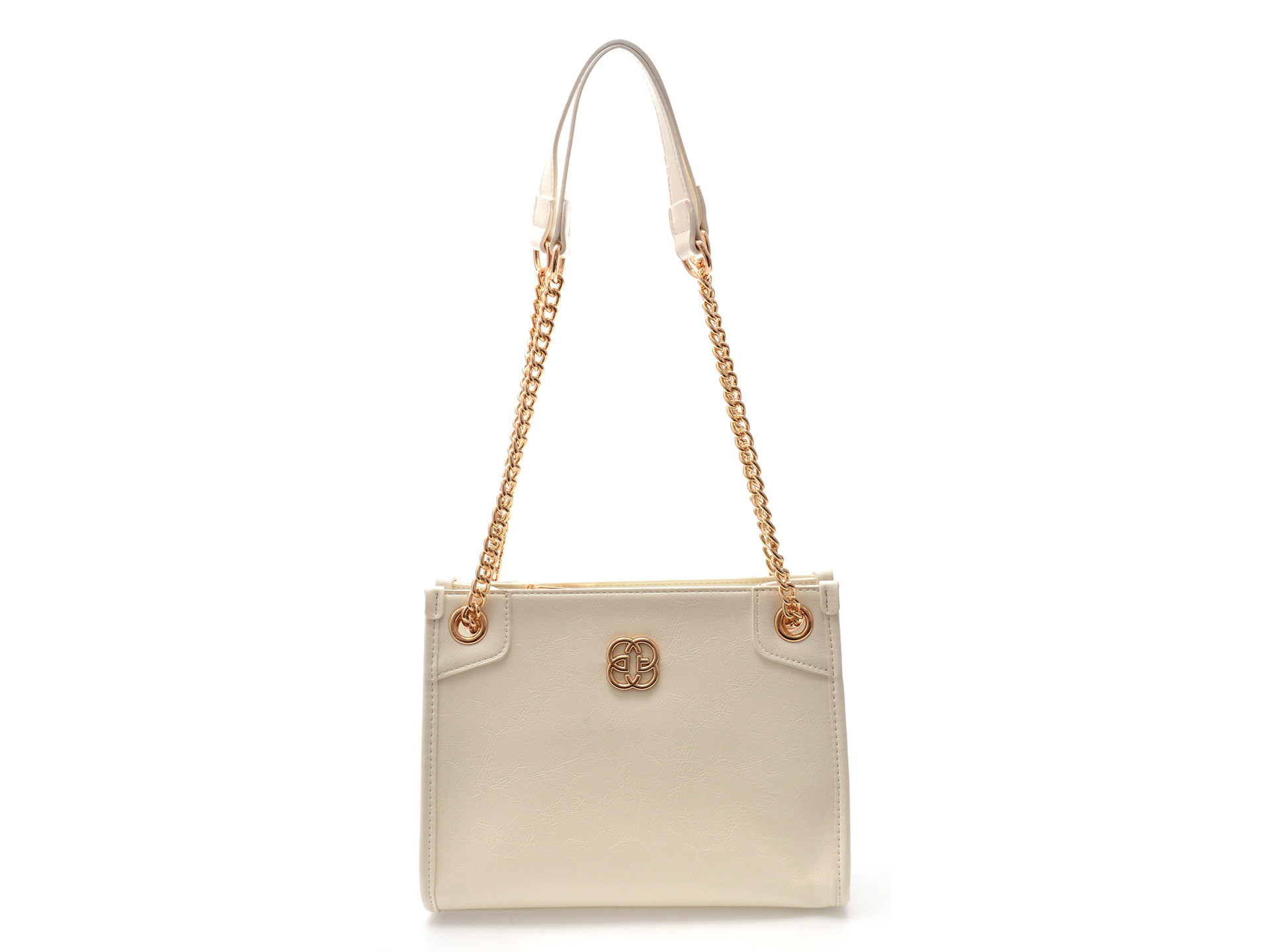 Geanta EPICA alba, 2667, din piele ecologica