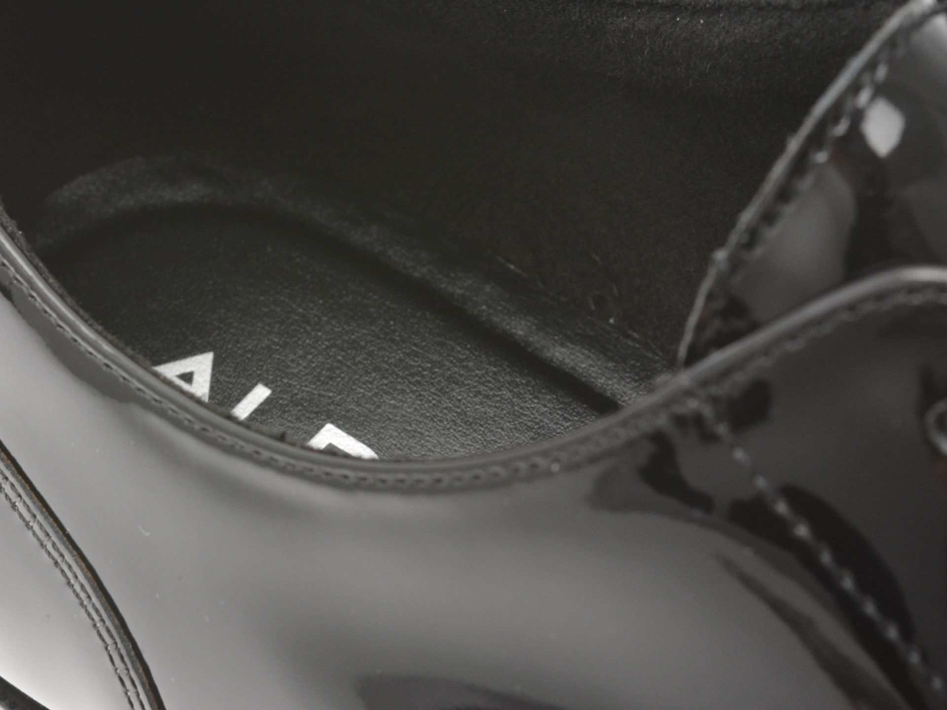 Pantofi eleganti ALDO negri, CALLAHAN 009, din piele naturala lacuita