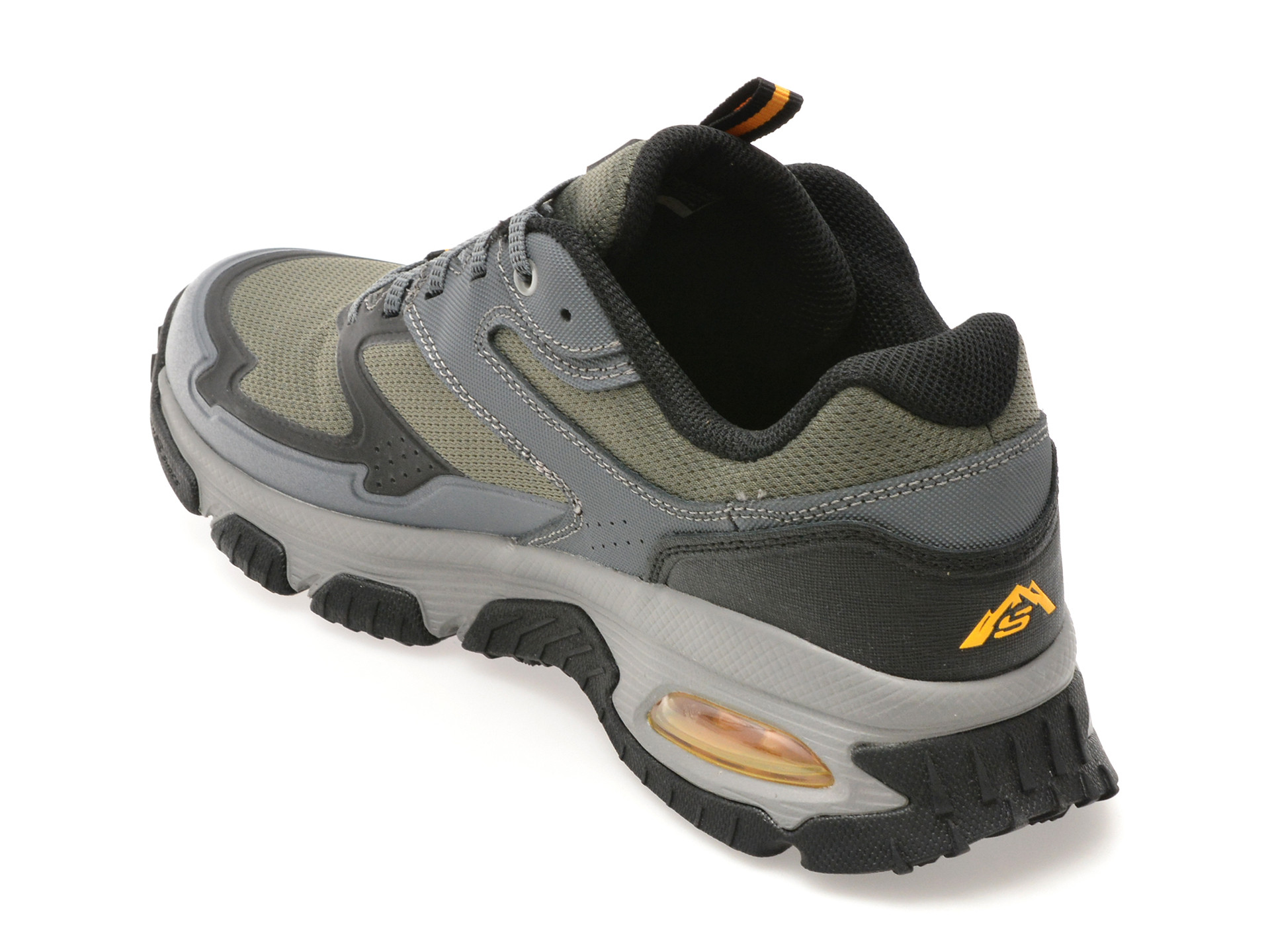 Pantofi sport SKECHERS kaki, SKECH-AIR ENVOY, din material textil