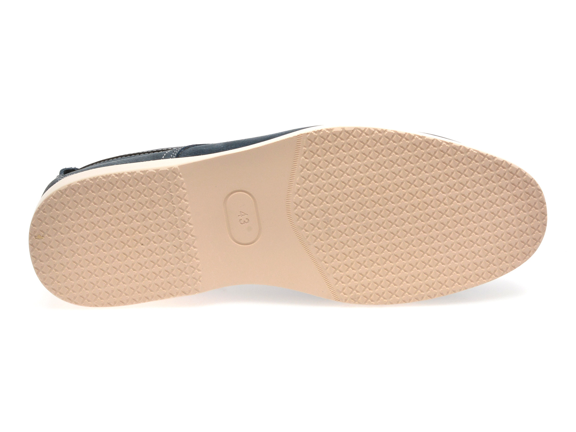 Pantofi EPICA albastri, MC102, din nabuc