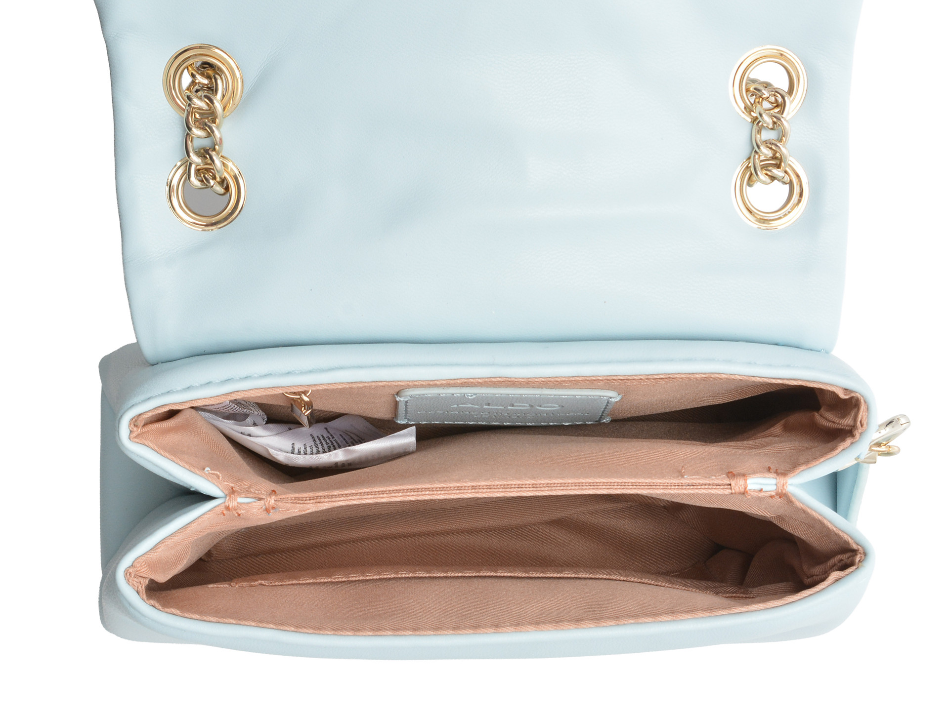 Geanta ALDO albastra, SOFTPUFF 458, din piele ecologica