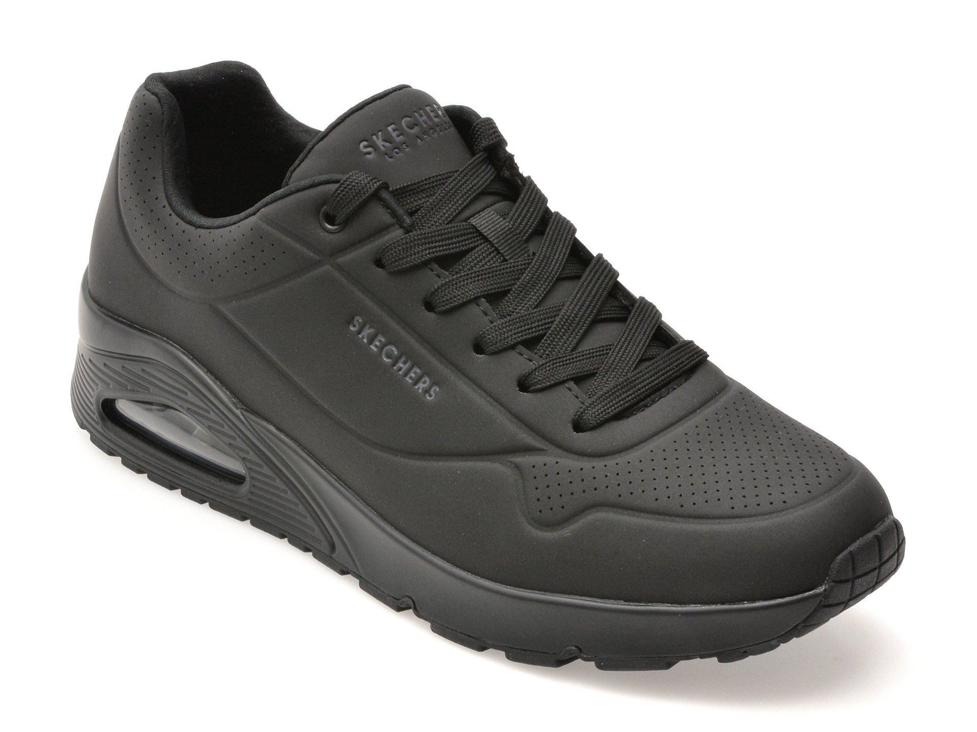 Pantofi sport SKECHERS negri, UNO, din piele ecologica