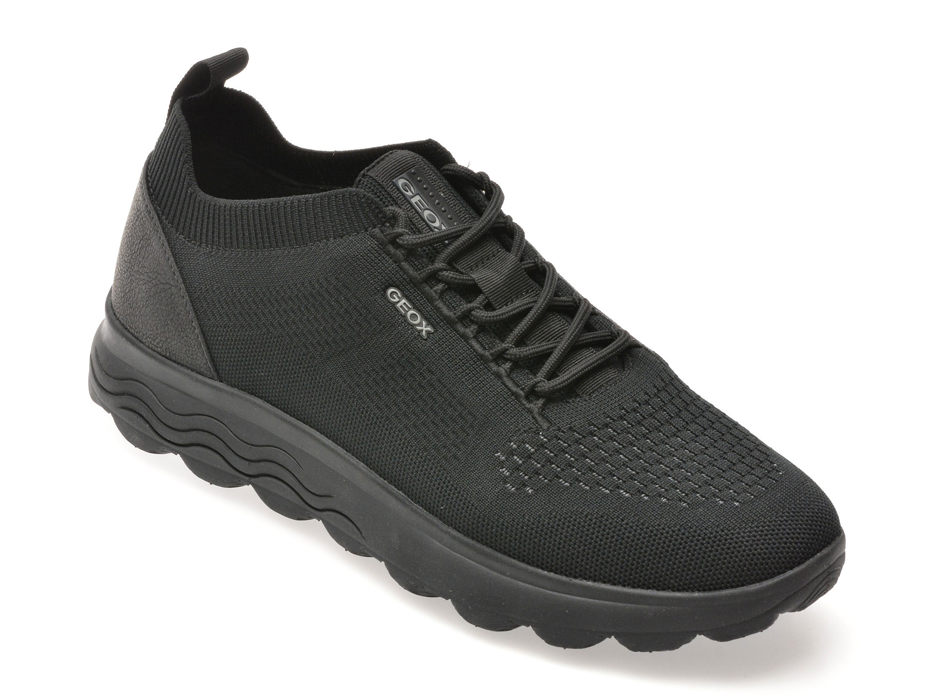 Pantofi sport GEOX negri, U15BYA, din material textil