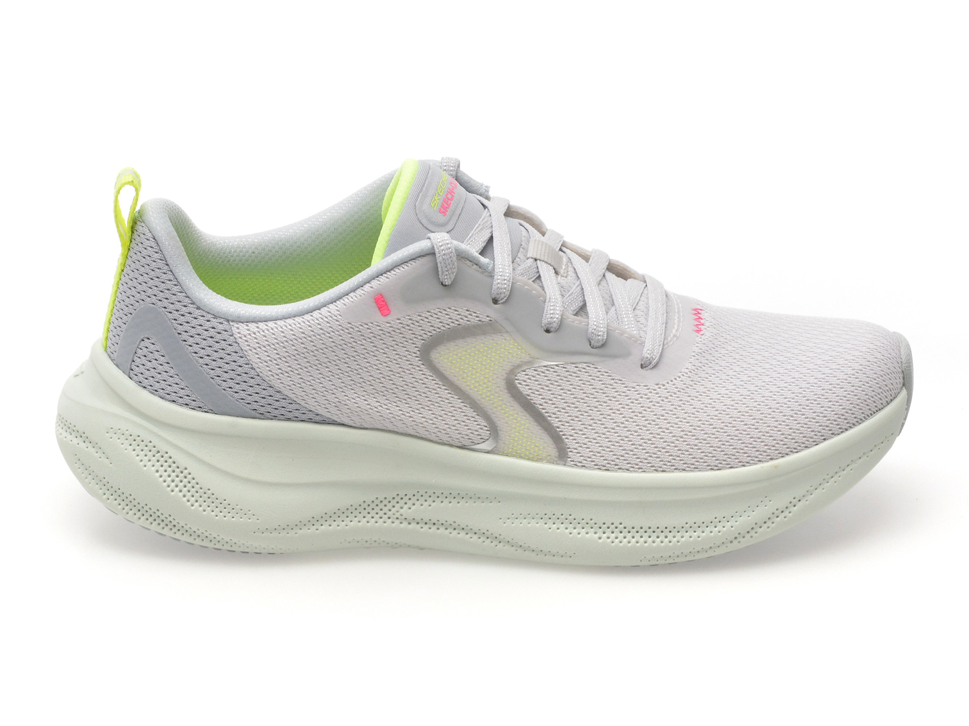 Pantofi sport SKECHERS gri, SKECH CLOUD, din material textil