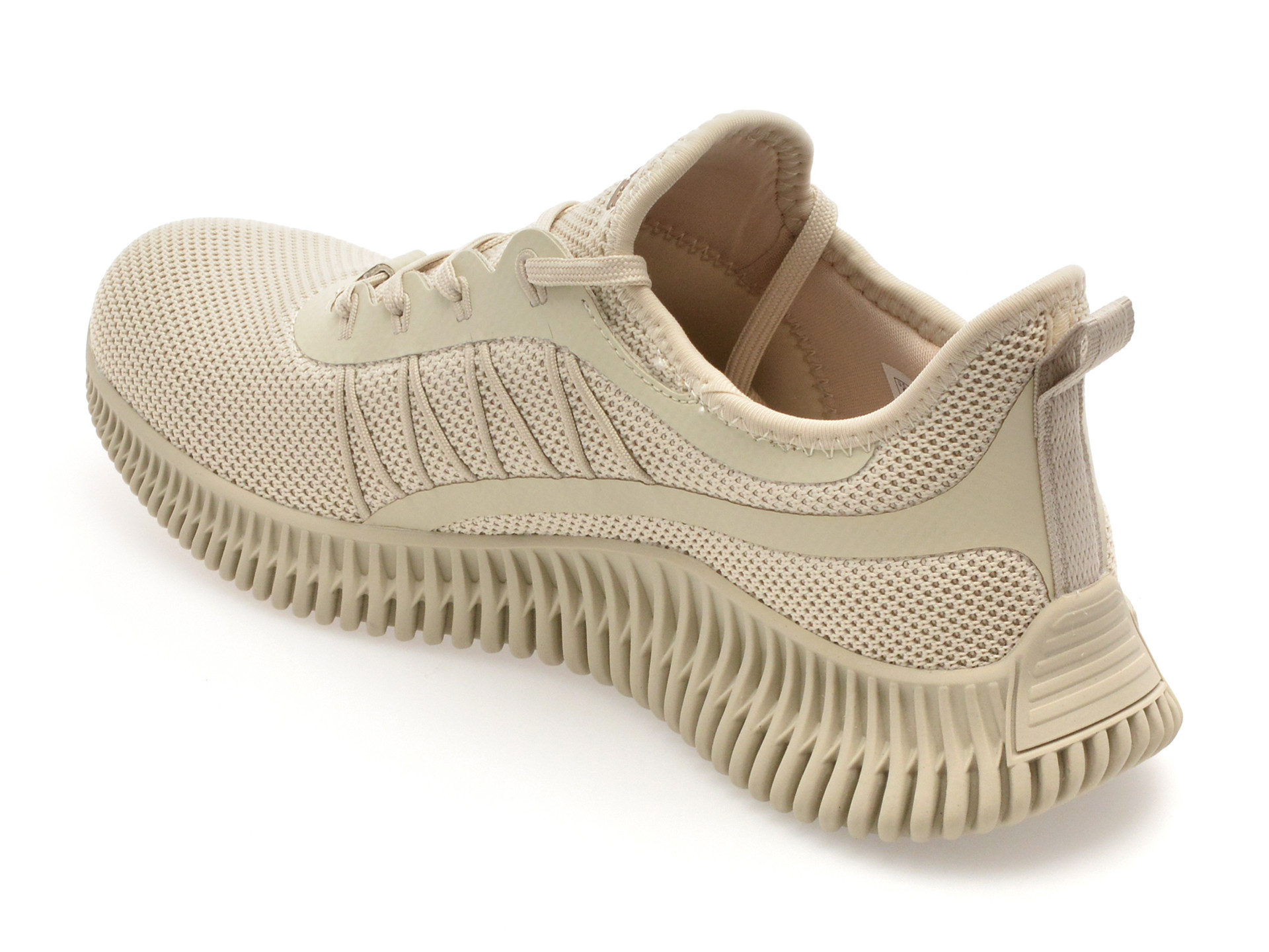 Pantofi sport SKECHERS bej, BOBS GEO , din piele ecologica