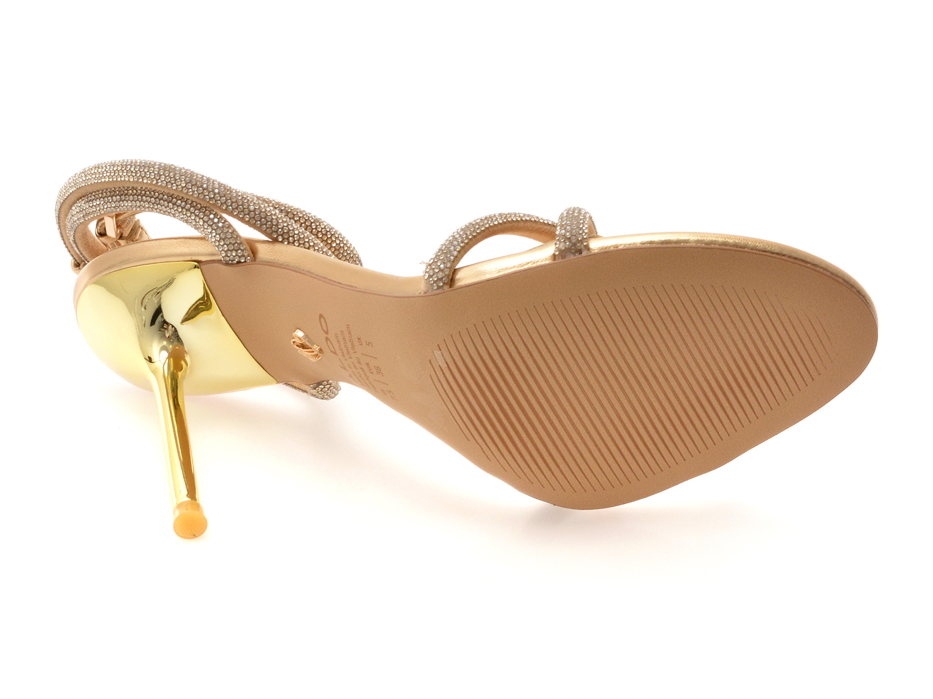 Sandale ALDO aurii, MANAELDEN 715, din material textil