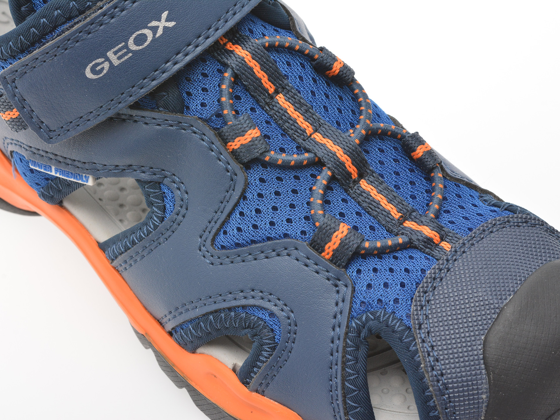 Sandale GEOX albastre, J450RC, din material textil